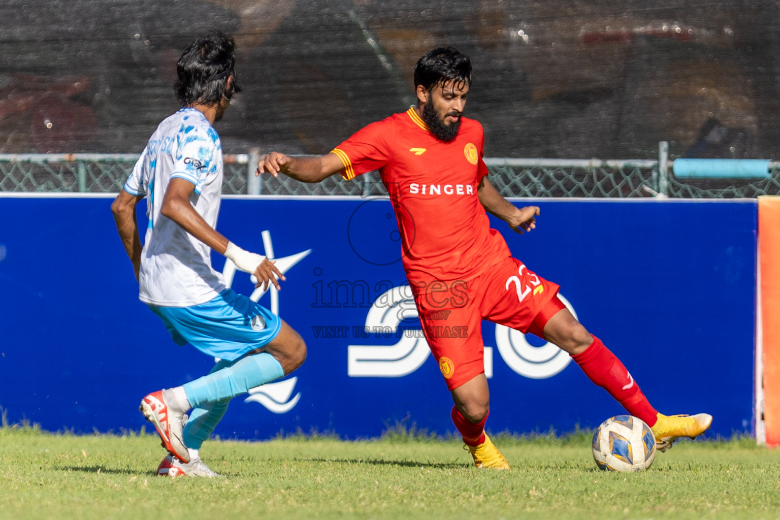 Victory Sports Club vs Lagoons Sports Club in Second Division 2023 in Male' Maldives on Wednesday, 22nd January 2023. Photos: Nausham Waheed / images.mv