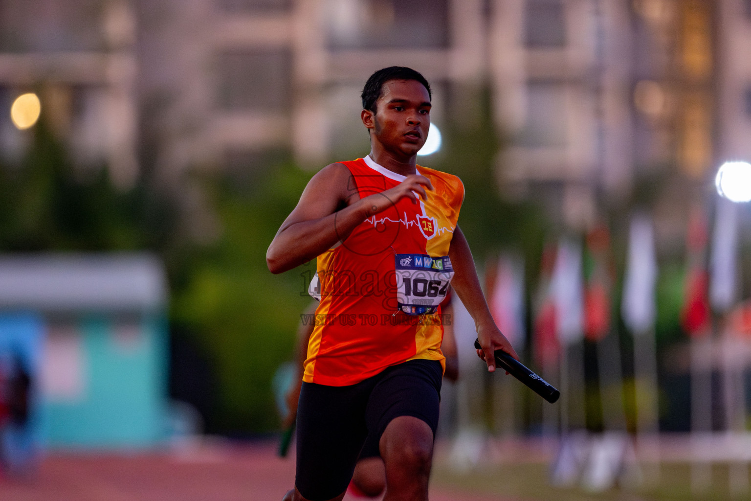 Day 4 of MWSC Interschool Athletics Championships 2024 held in Hulhumale Running Track, Hulhumale, Maldives on Tuesday, 12th November 2024. Photos by: Nausham Waheed / Images.mv