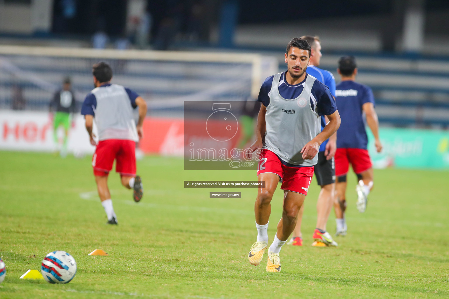 Lebanon vs India in the Semi-final of SAFF Championship 2023 held in Sree Kanteerava Stadium, Bengaluru, India, on Saturday, 1st July 2023. Photos: Hassan Simah / images.mv