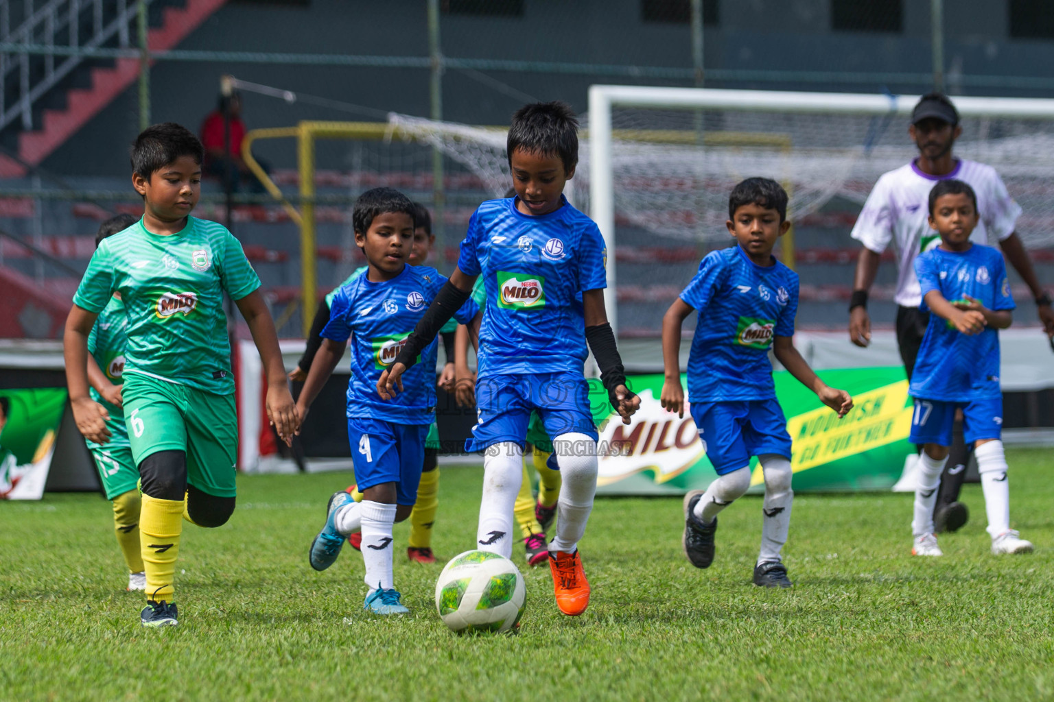 Day 2 of MILO Kids Football Fiesta was held at National Stadium in Male', Maldives on Saturday, 24th February 2024.