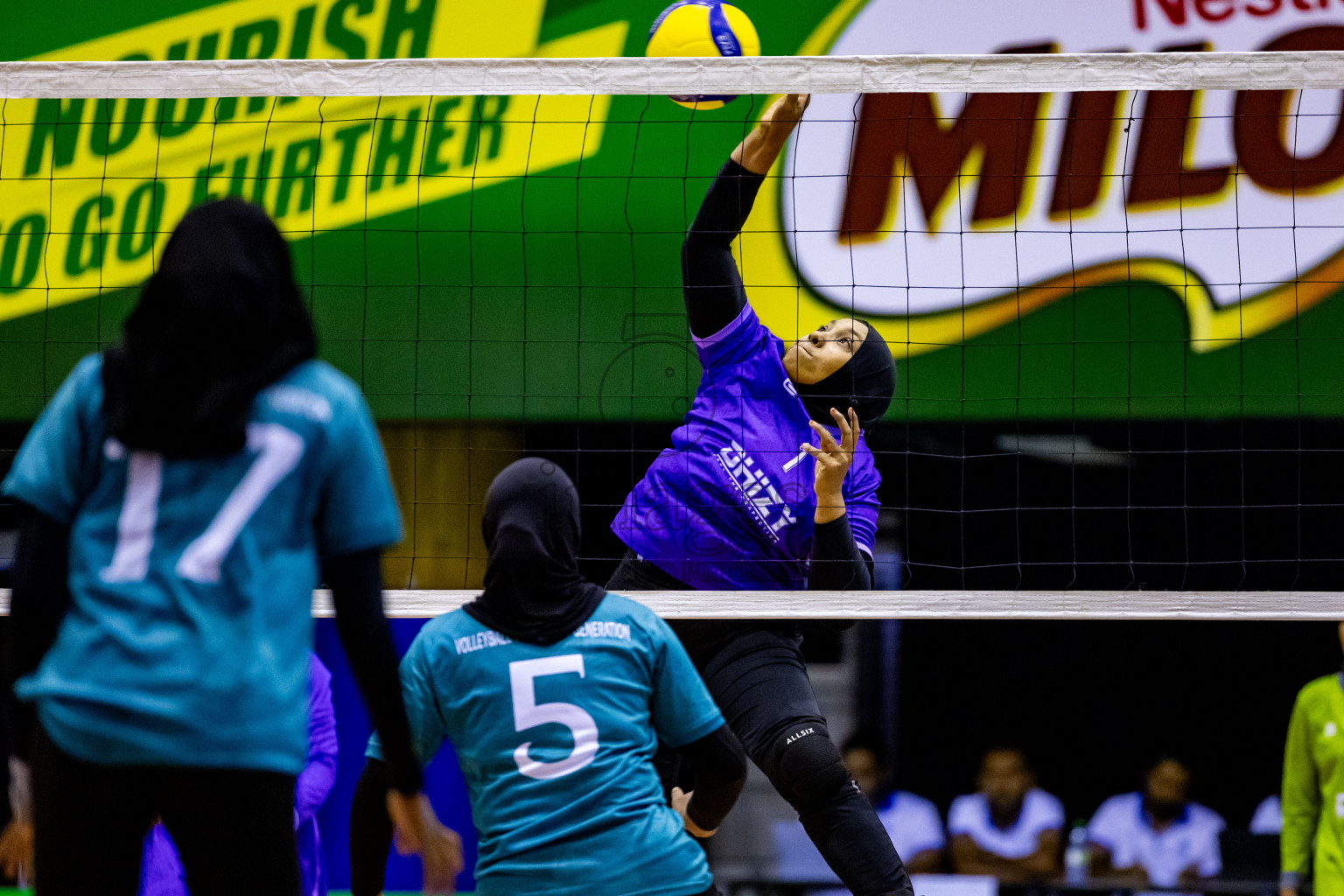 Final of Women's Division of Milo VAM Cup 2024 held in Male', Maldives on Saturday, 13th July 2024 at Social Center Indoor Hall Photos By: Nausham Waheed / images.mv