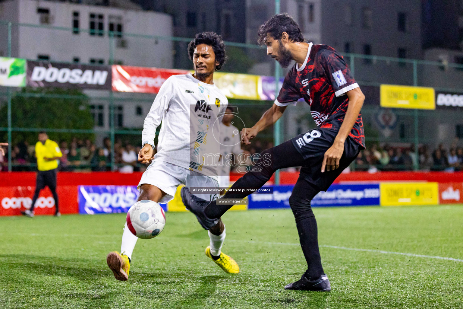 HA. Muraidhoo vs HA. Filladhoo in Day 13 of Golden Futsal Challenge 2023 on 17 February 2023 in Hulhumale, Male, Maldives