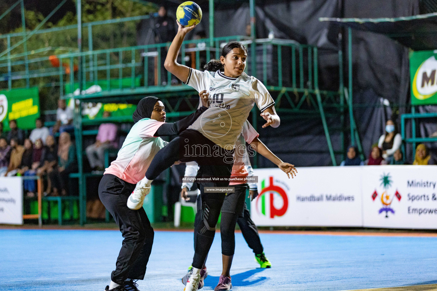 Day 4 of 7th Inter-Office/Company Handball Tournament 2023, held in Handball ground, Male', Maldives on Monday, 18th September 2023 Photos: Nausham Waheed/ Images.mv