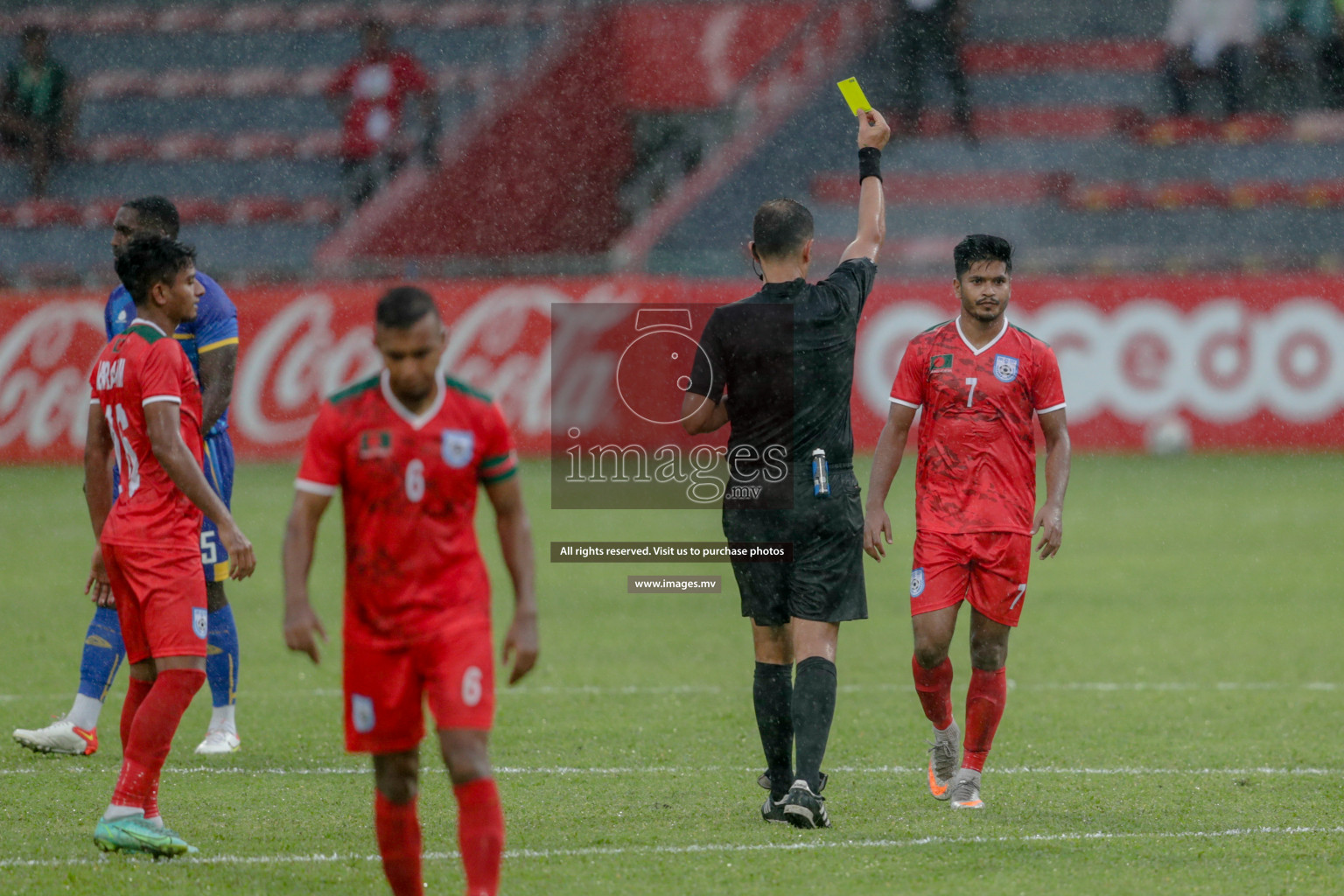 Bangladesh vs Sri Lanka in SAFF Championship 2021 held on 1st October 2021 in Galolhu National Stadium, Male', Maldives