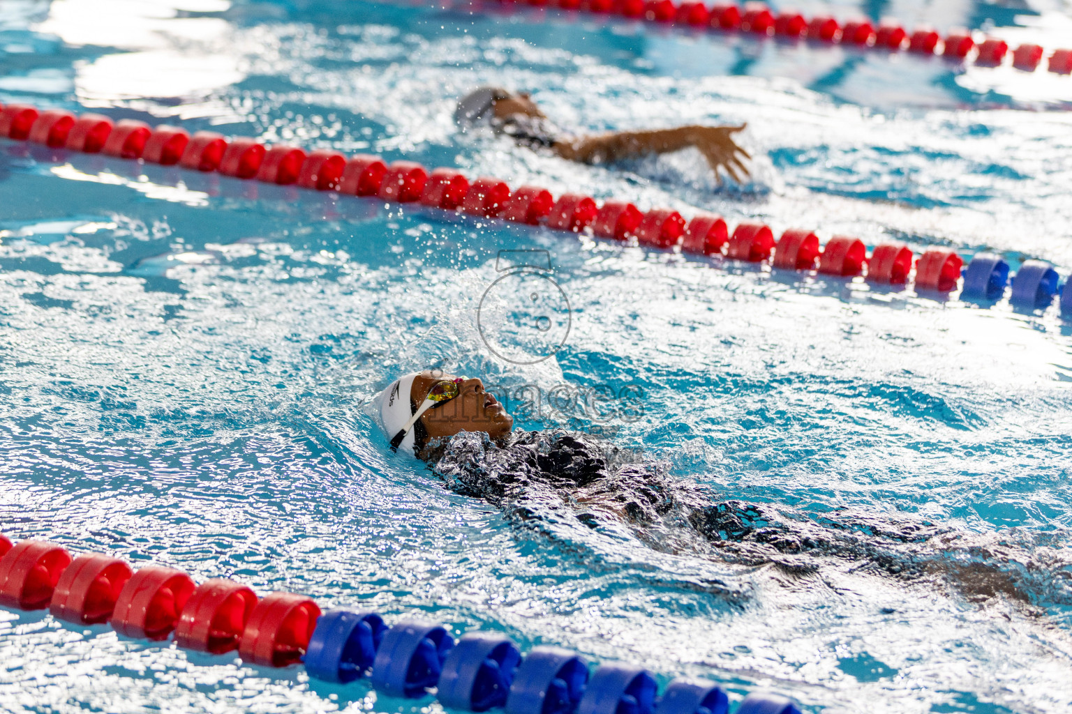 Day 3 of National Swimming Competition 2024 held in Hulhumale', Maldives on Sunday, 15th December 2024. Photos: Hassan Simah / images.mv