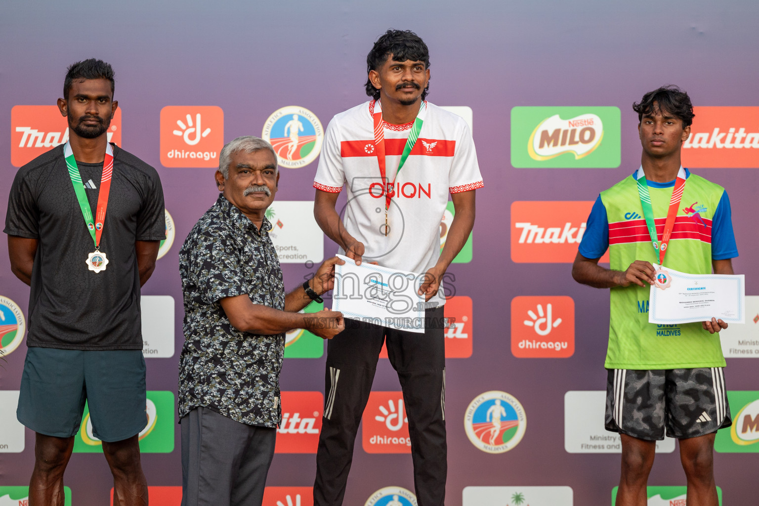 Day 1 of 33rd National Athletics Championship was held in Ekuveni Track at Male', Maldives on Thursday, 5th September 2024. Photos: Shuu Abdul Sattar / images.mv