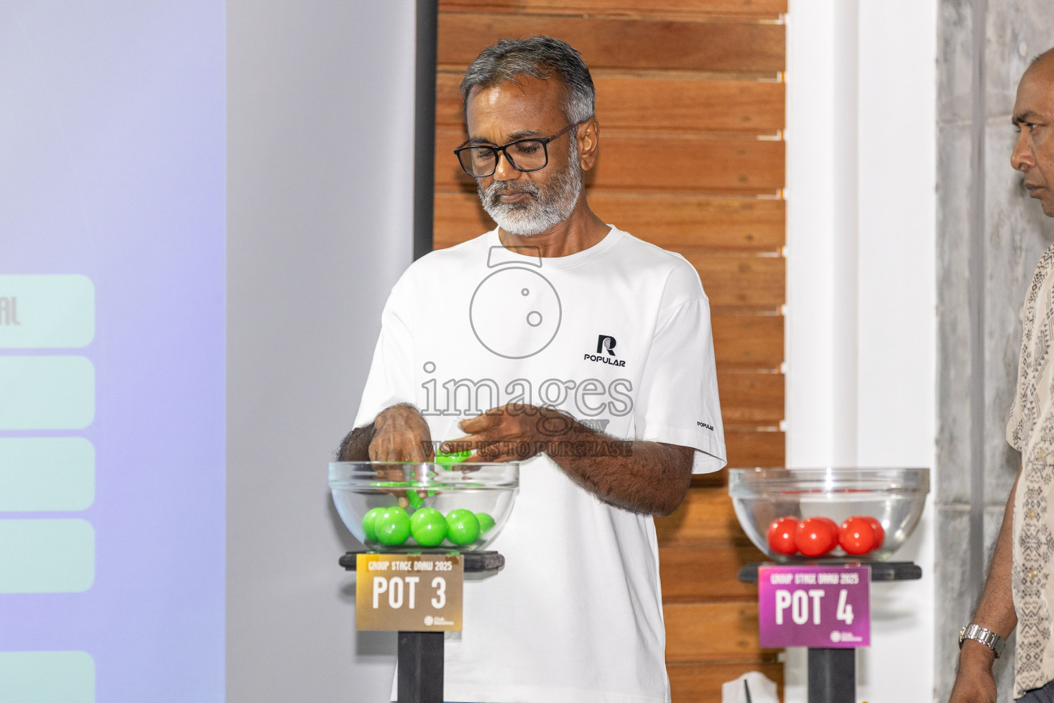 Draw Ceremony of Club Maldives Tournaments 2025 was held at HDC Exhibition Hall in Hulhumale', Maldives on Saturday, 23rd August 2025. Photos: Mohamed Mahfooz Moosa / images.mv