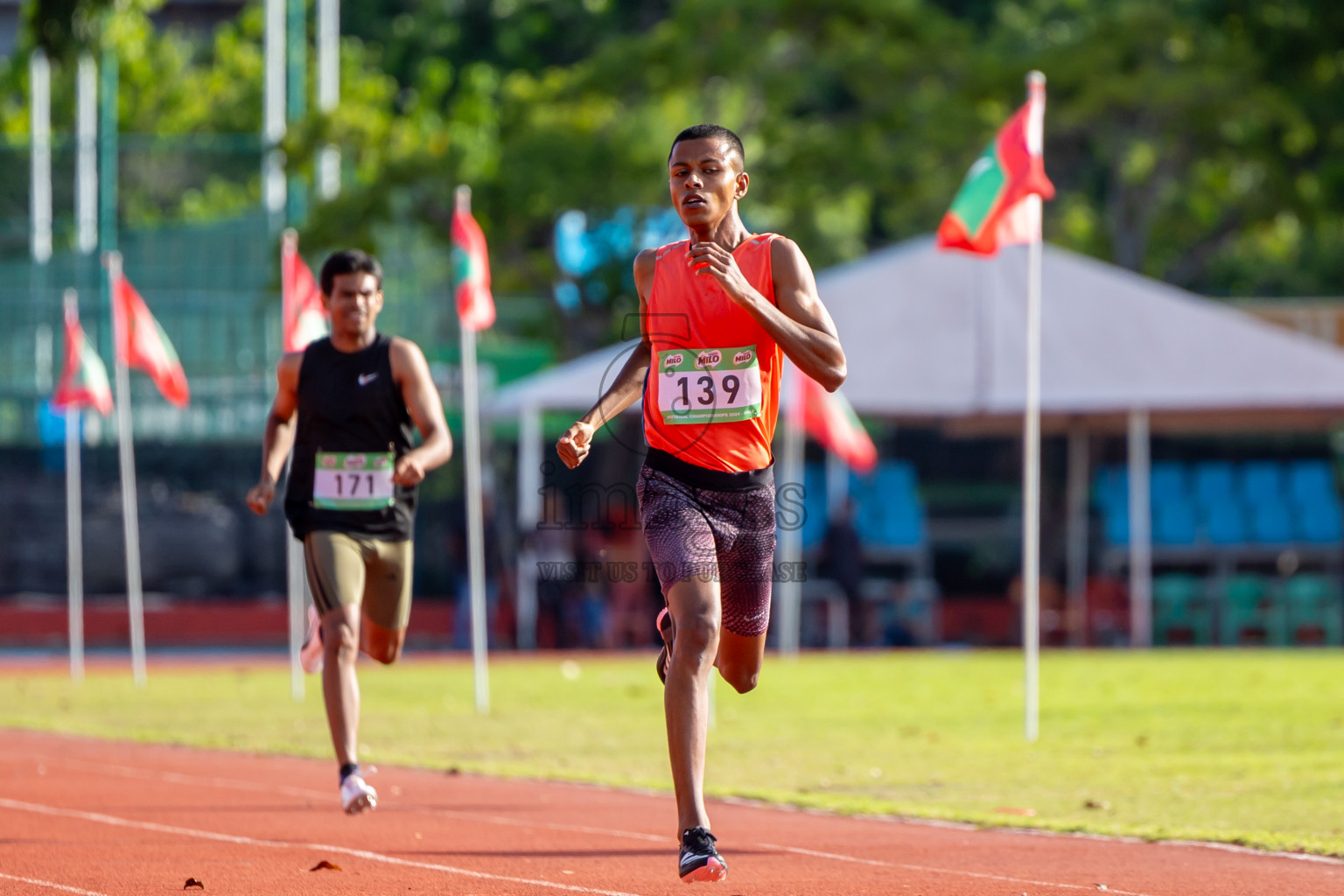 Day 1 of 33rd National Athletics Championship was held in Ekuveni Track at Male', Maldives on Thursday, 5th September 2024. Photos: Nausham Waheed / images.mv