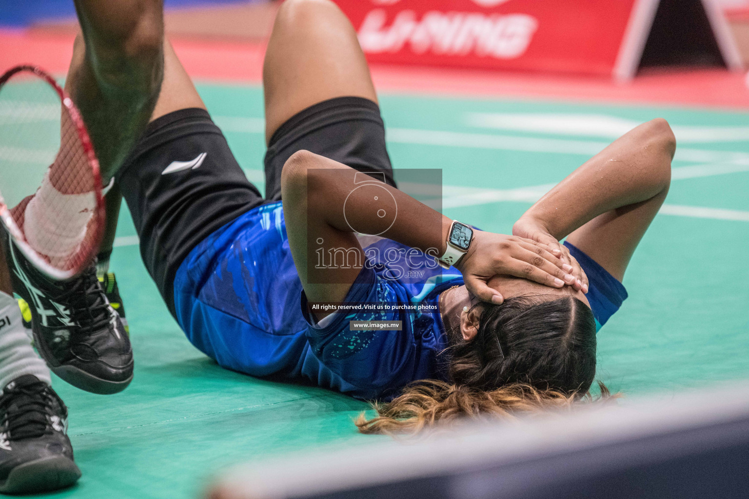 Final of Badminton association mixed group championship 2021 held in Male', Maldives Photos by Nausham Waheed