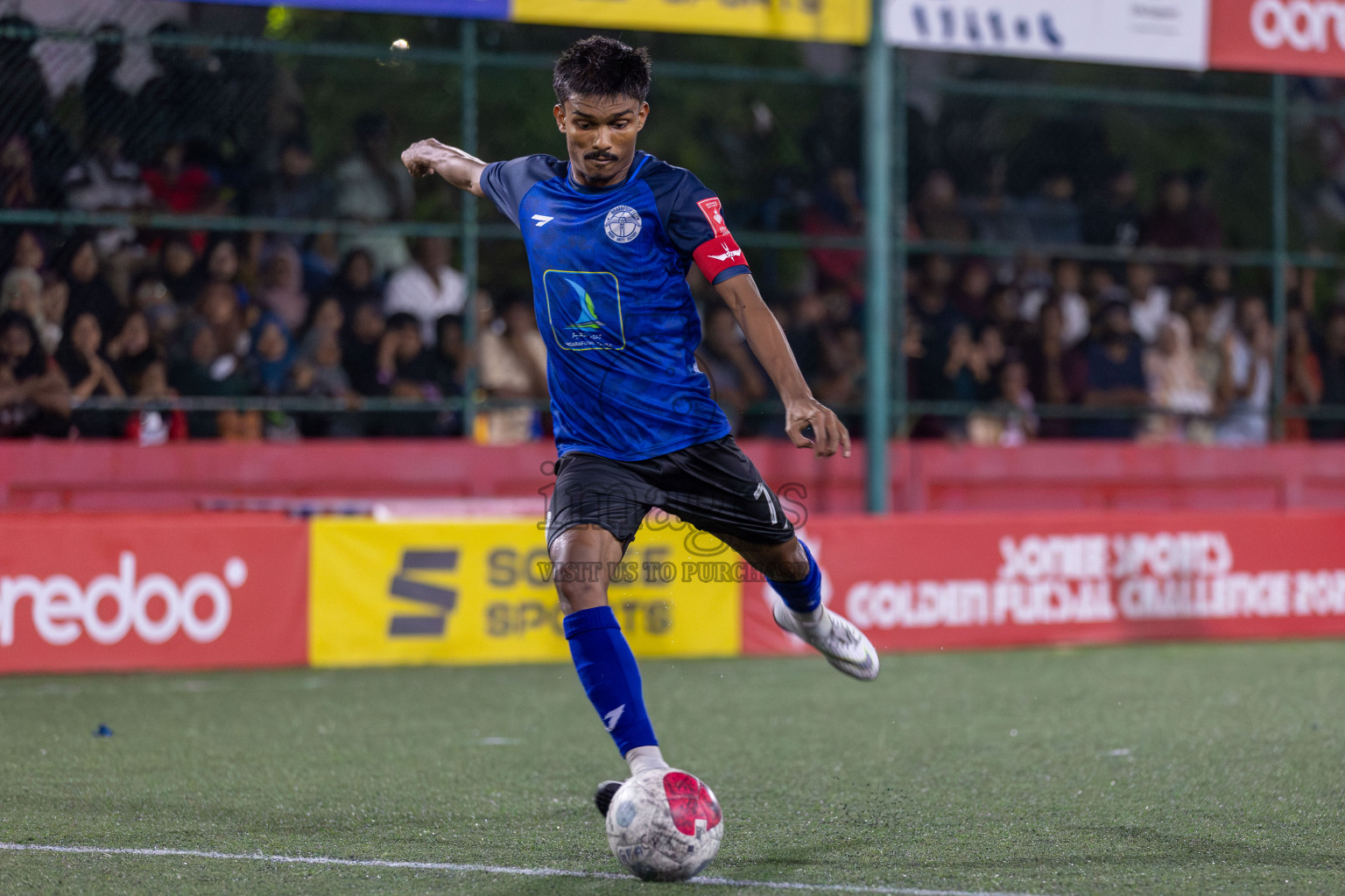 Ha. Maarandhoo vs Ha. Hoarafushi in Day 13 of Golden Futsal Challenge 2024 was held on Saturday, 27th January 2024, in Hulhumale', Maldives Photos: Mohamed Mahfooz Moosa / images.mv