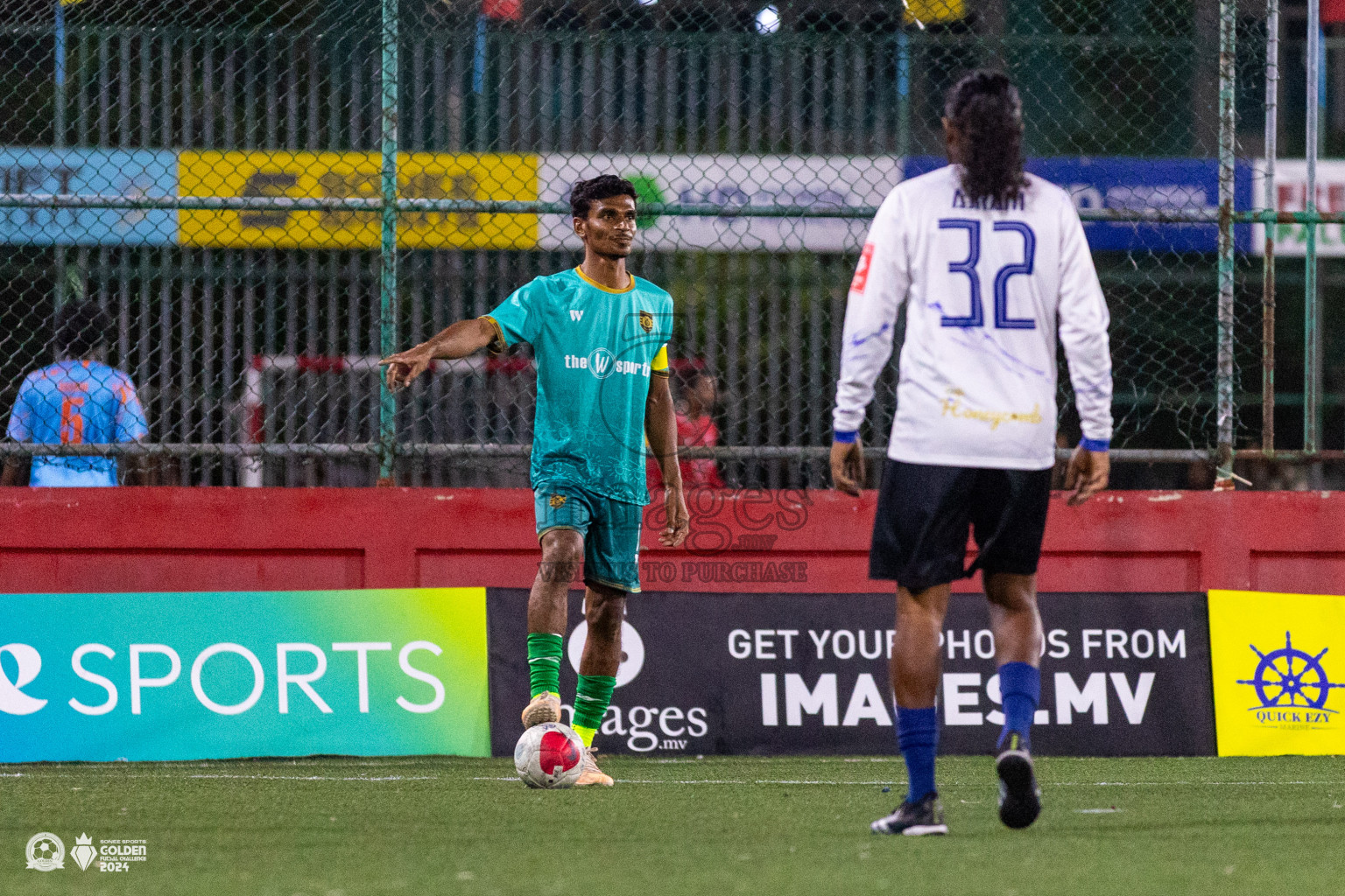 ADh Mandhoo vs ADh Omadhoo in Day 7 of Golden Futsal Challenge 2024 was held on Saturday, 20th January 2024, in Hulhumale', Maldives Photos: Ismail Thoriq / images.mv