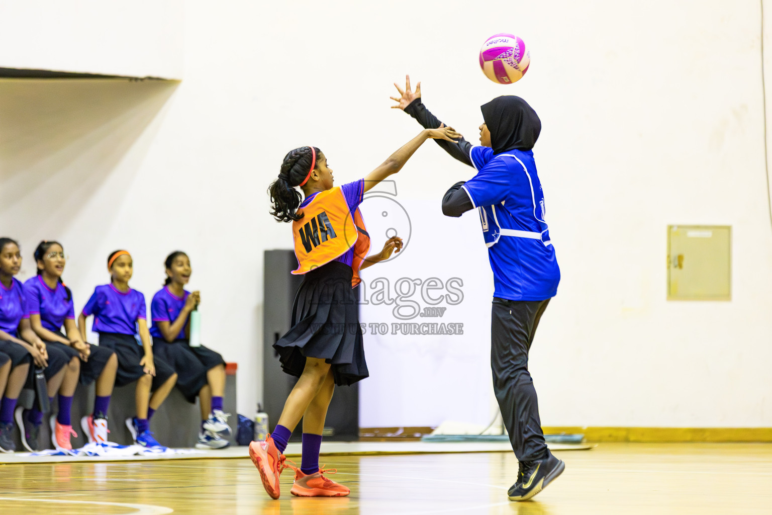 Day 1 of Inter-School Netball Tournament 2025 was held in Social Center Indoor Hall on Saturday, 18th October 2025. Photos: Areef Adam / images.mv