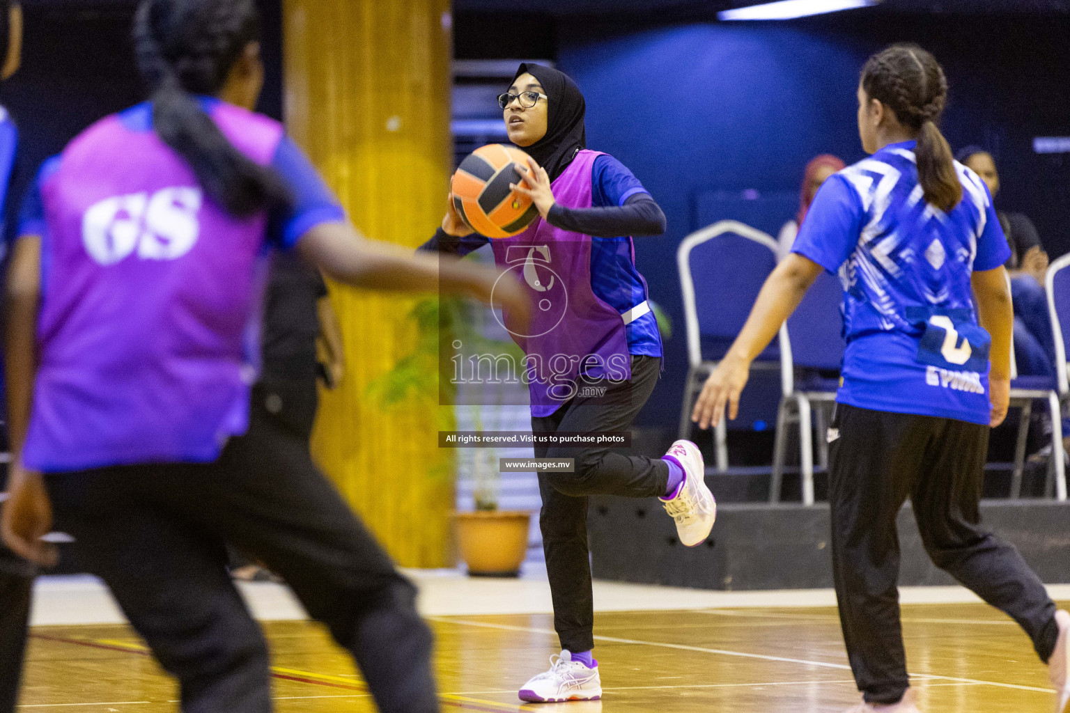 Day7 of 24th Interschool Netball Tournament 2023 was held in Social Center, Male', Maldives on 2nd November 2023. Photos: Nausham Waheed / images.mv