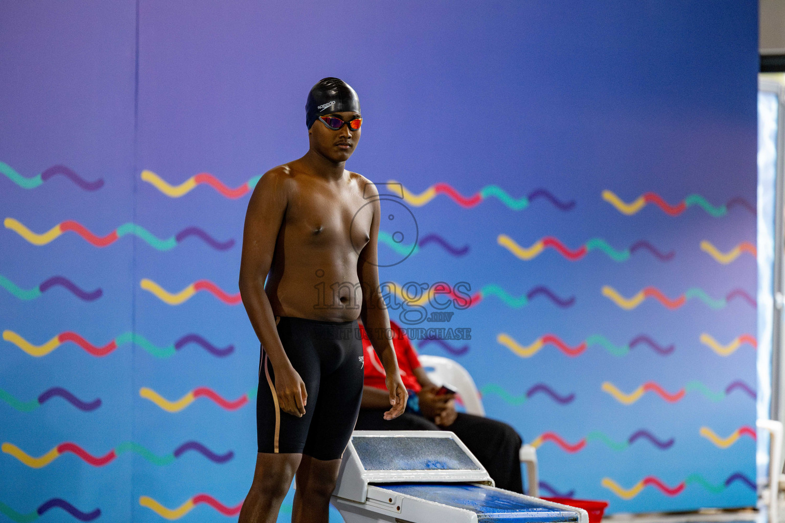 Day 4 of National Swimming Competition 2024 held in Hulhumale', Maldives on Monday, 16th December 2024. 
Photos: Hassan Simah / images.mv