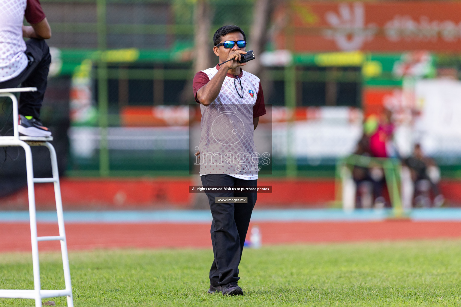 Day 1 of National Athletics Championship 2023 was held in Ekuveni Track at Male', Maldives on Thursday 23rd November 2023. Photos: Nausham Waheed / images.mv