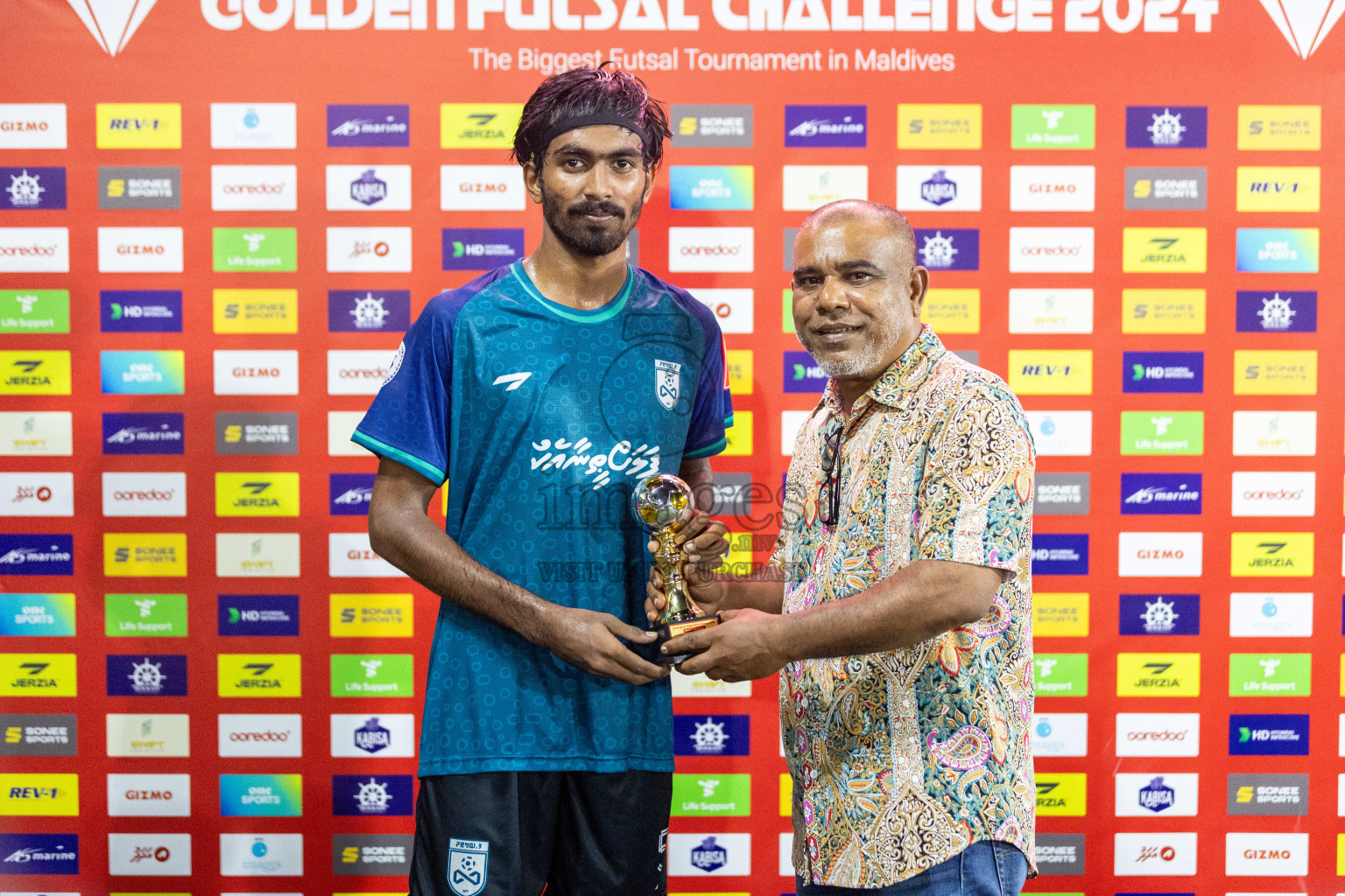 F Feeali vs F Bilehdhoo in Day 8 of Golden Futsal Challenge 2024 was held on Monday, 22nd January 2024, in Hulhumale', Maldives Photos: Nausham Waheed / images.mv