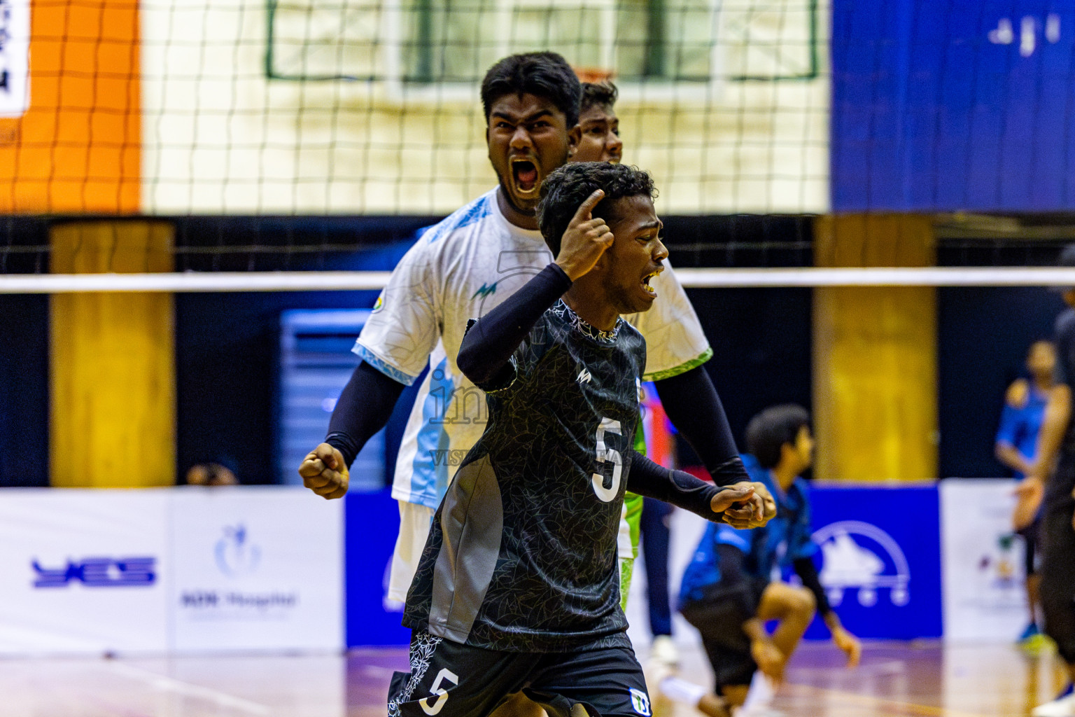 Finals of Interschool Volleyball Tournament 2024 was held in Social Center at Male', Maldives on Friday, 6th December 2024. Photos: Nausham Waheed / images.mv