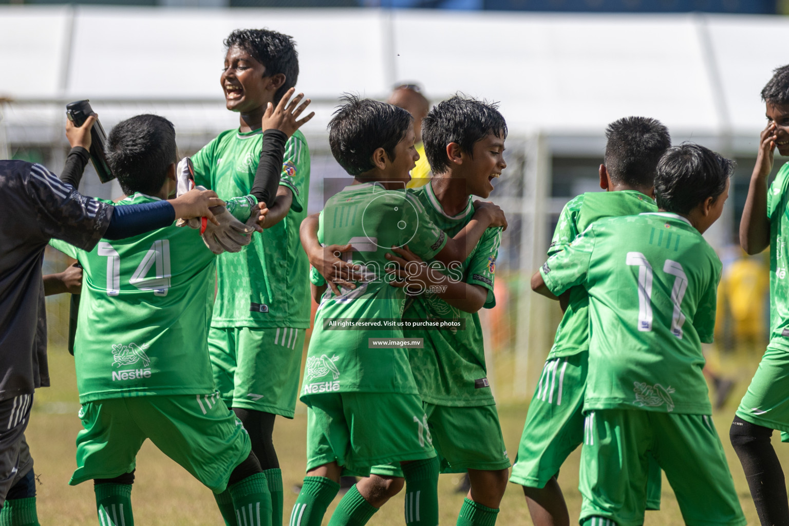 Day 4 of Nestle Kids Football Fiesta, held in Henveyru Football Stadium, Male', Maldives on Saturday, 14th October 2023
Photos: Mohamed Mahfooz Moosa, Hassan Simah / images.mv