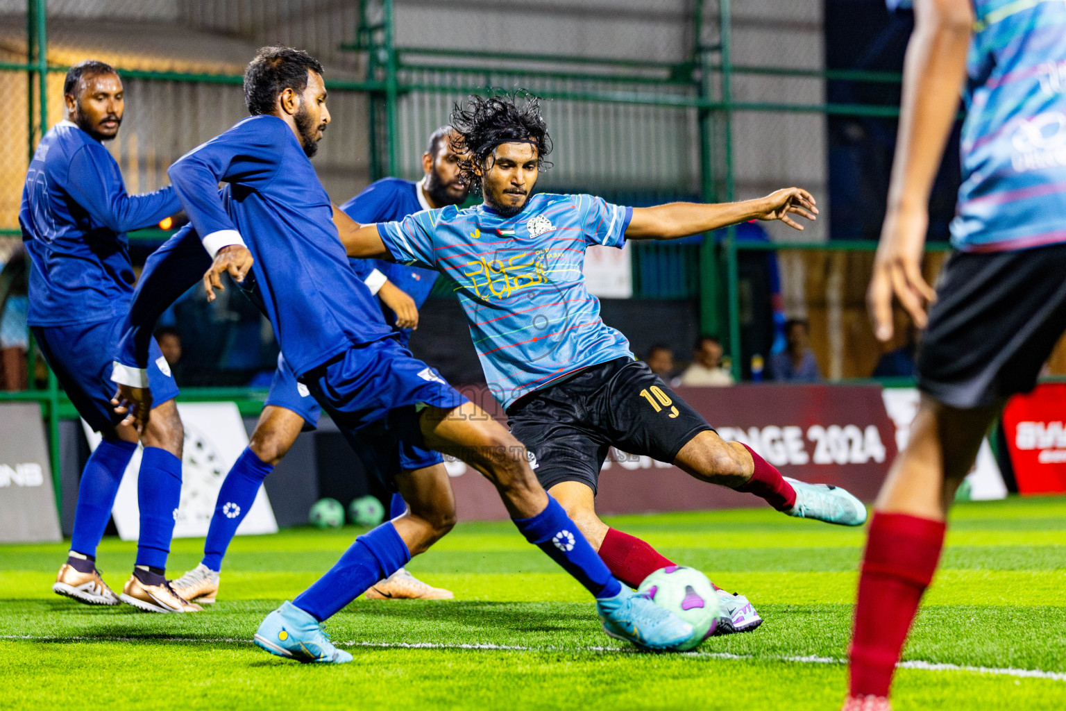 BG New Generation vs Escolar FC in Day 7 of BG Futsal Challenge 2024 was held on Monday, 18th March 2024, in Male', Maldives Photos: Nausham Waheed / images.mv