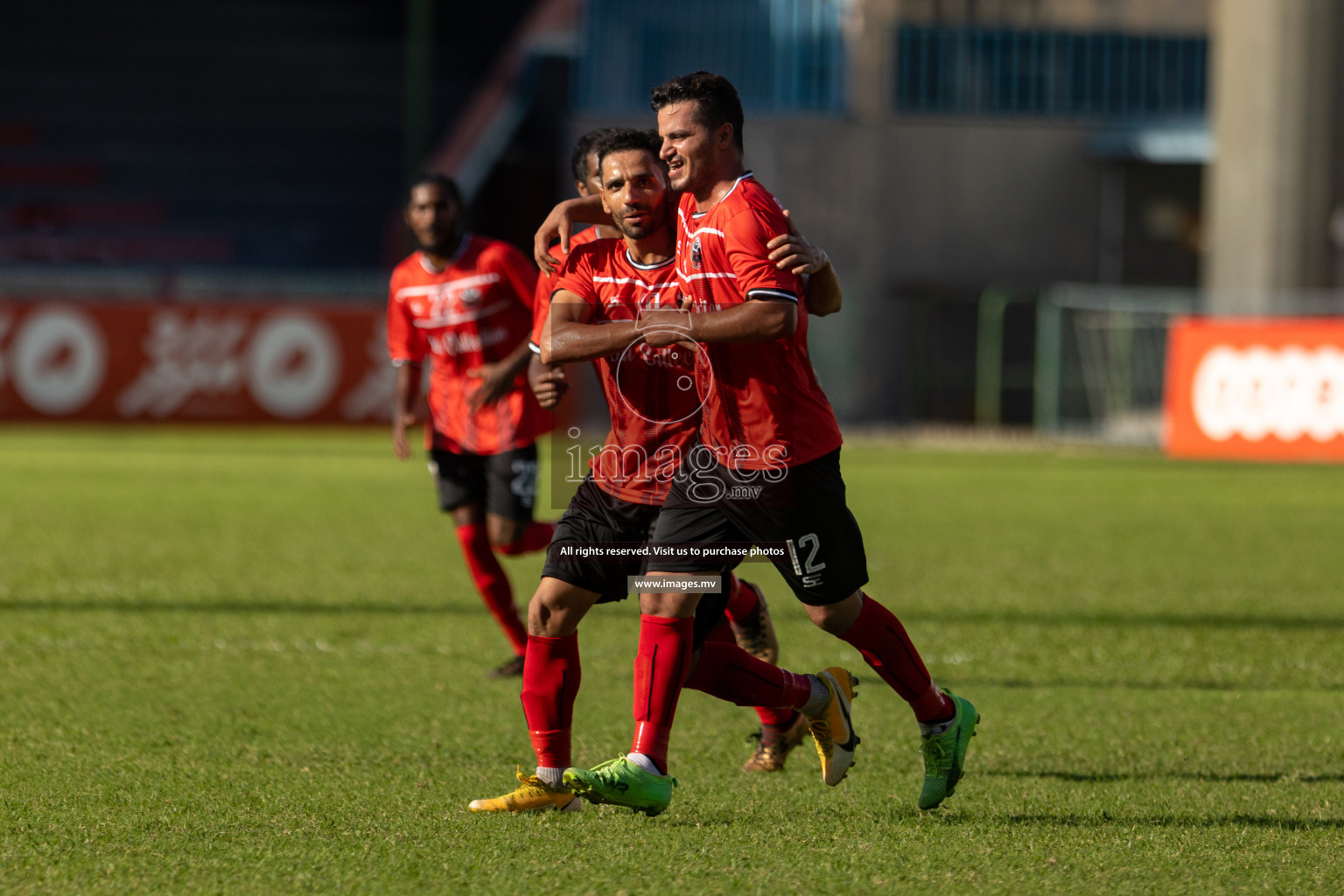 Biss Buru Sports vs JJ Sports Club  in 2nd Division 2022 on 14th July 2022, held in National Football Stadium, Male', Maldives Photos: Hassan Simah / Images.mv