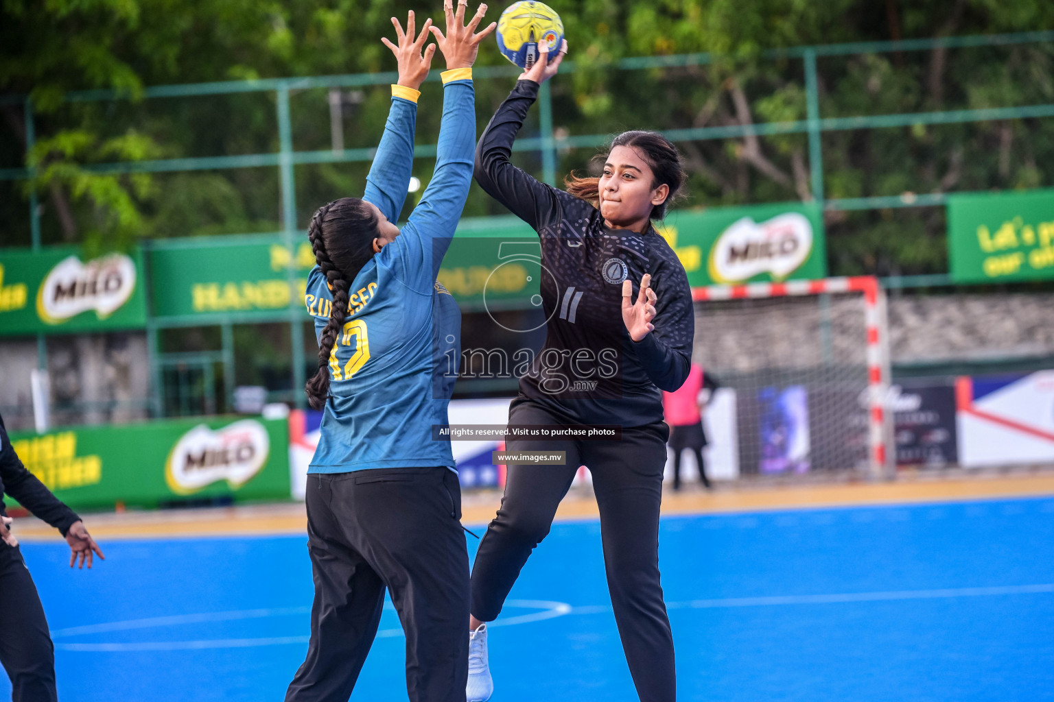 Day 10 of Milo 6th Inter Office Handball Tournament 2022 - Photos by Nausham Waheed