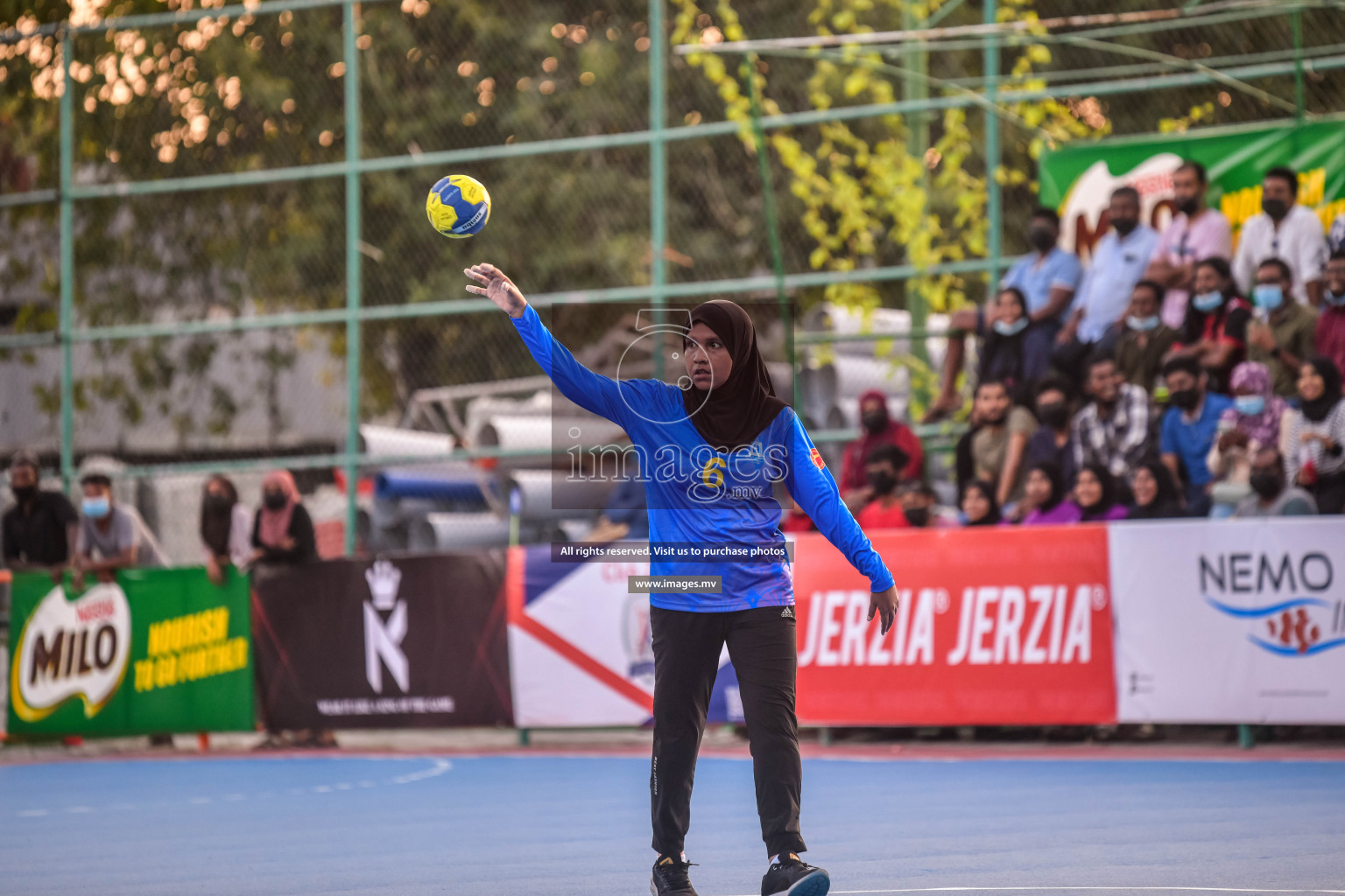 Day 3 of Milo 6th Inter Office Handball Tournament 2022 - Photos by Nausham Waheed