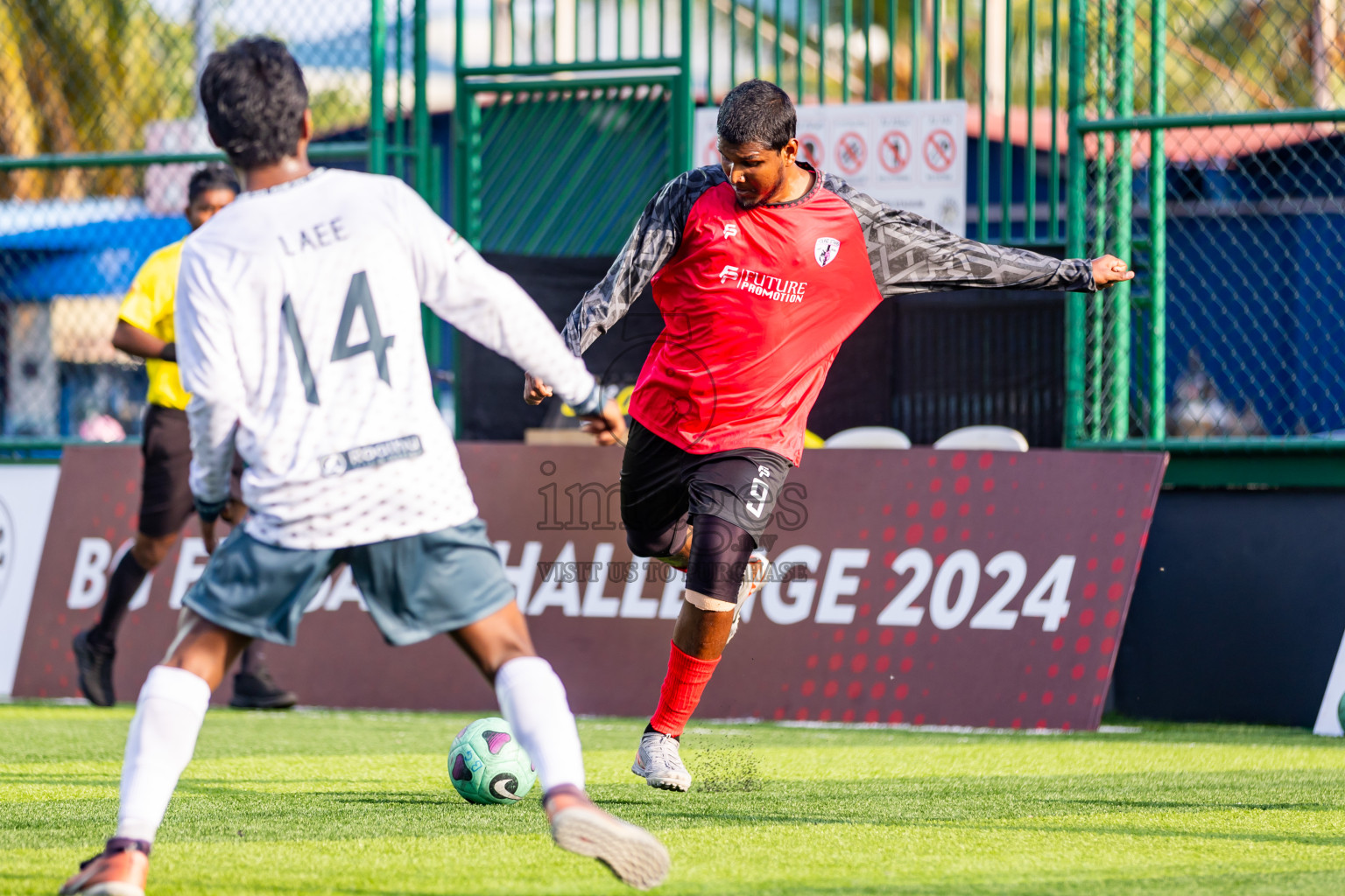 Young Stars vs SDZ Juniors in Day 8 of BG Futsal Challenge 2024 was held on Tuesday, 19th March 2024, in Male', Maldives Photos: Nausham Waheed / images.mv