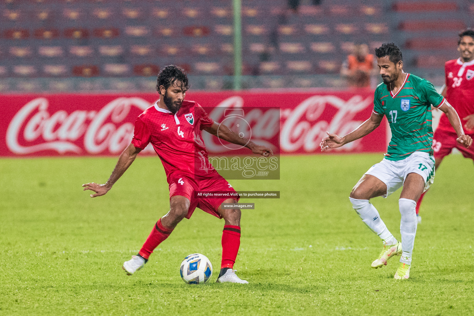 Maldives vs Bangladesh Friendly Match 24 Mar 2022 at Galolhu Rasmee Stadium Malé photos by Nausham Waheed