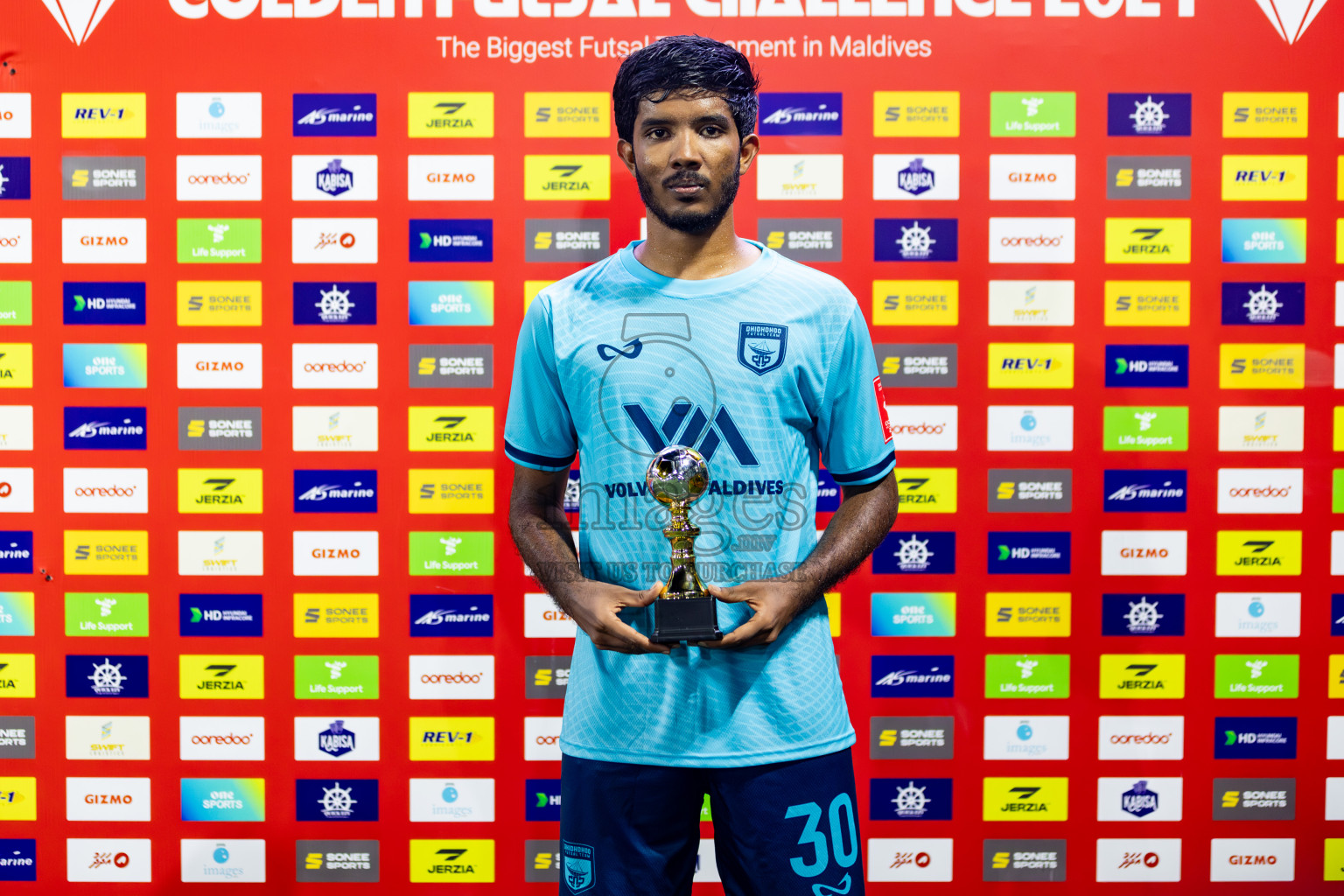 HA. Dhidhdhoo VS HDh. Nolhivaran on Day 33 of Golden Futsal Challenge 2024, held on Sunday, 18th February 2024, in Hulhumale', Maldives Photos: Hassan Simah / images.mv