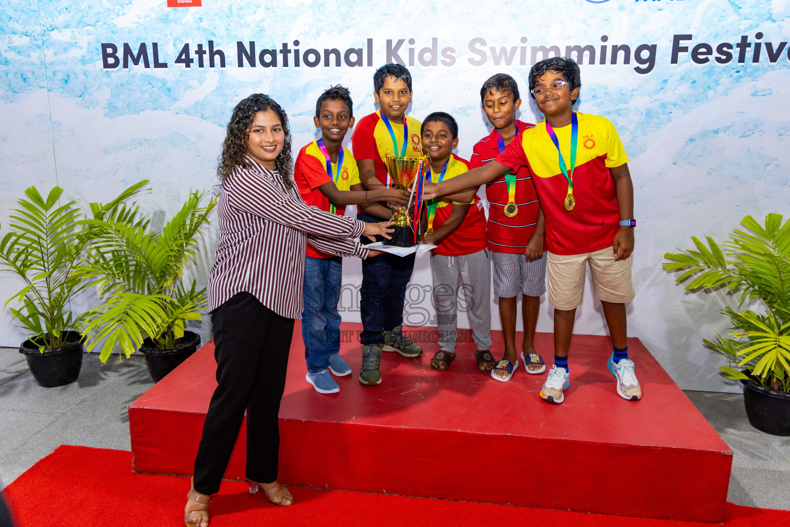 Closing Ceremony of 4th National Kids Swimming Festival 2023 on 9th December 2023, held in Hulhumale', Maldives Photos: Nausham Waheed / Images.mv