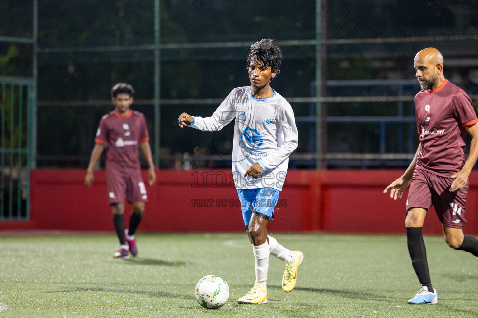 Smartown FC vs Maldives Post Limited in Day 7 of Office League 2025 was held on Tuesday, 22nd April 2025 in Hulhumale', Maldives. Photos: Ismail Thoriq / images.mv