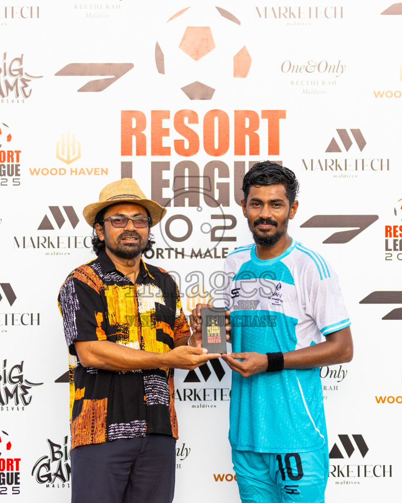 Patina vs Varu in Resort League 2025 (North Male Zone) day 19 was held on Sunday, 20th September 2025 in One And Only Reethi Rah Maldives Resort, Photos: Areef Adam / images.mv