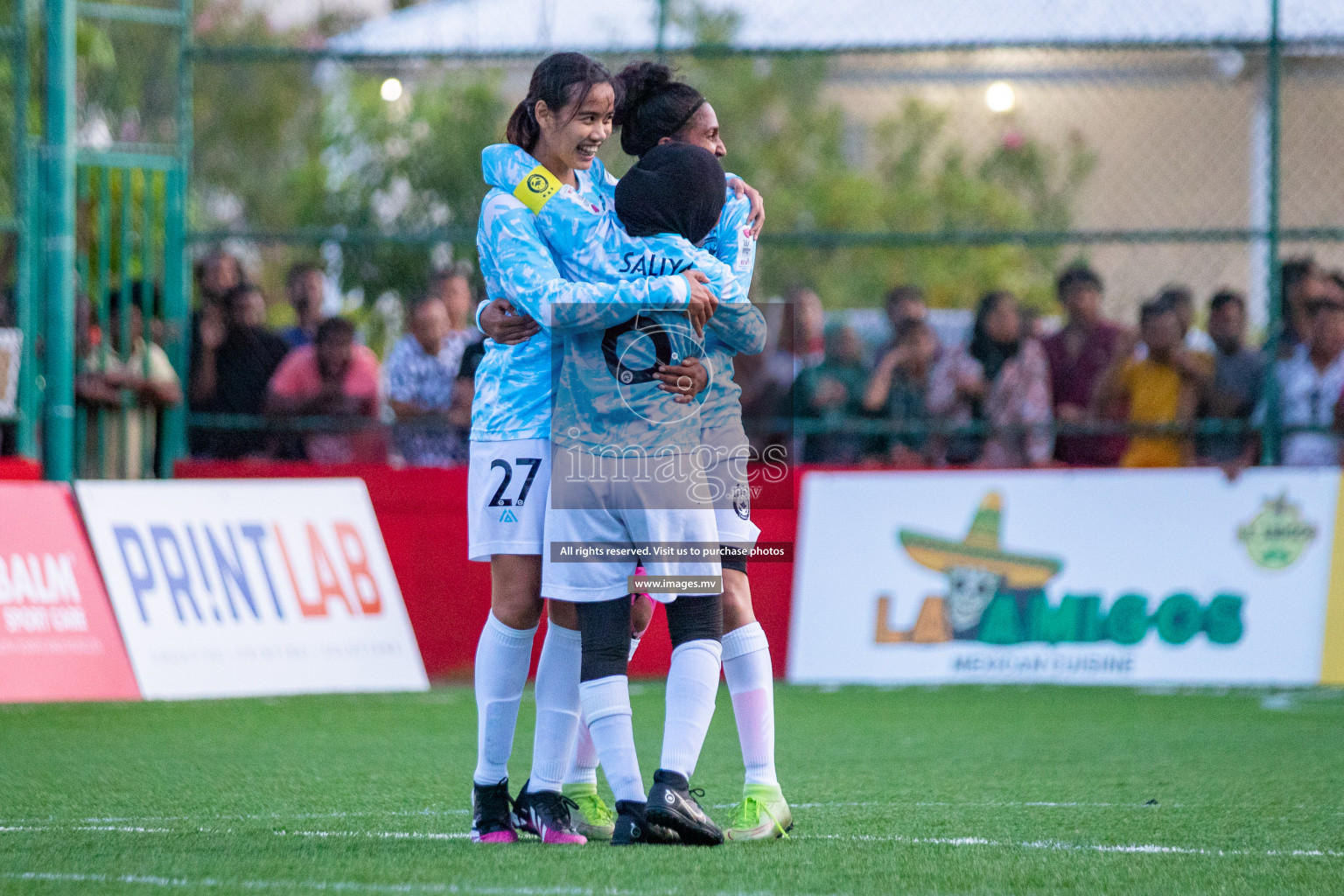 MPL vs DSC in Eighteen Thirty Women's Futsal Fiesta 2022 was held in Hulhumale', Maldives on Monday, 17th October 2022. Photos: Hassan Simah, Mohamed Mahfooz Moosa / images.mv