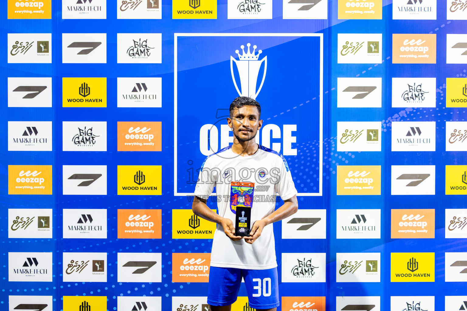 Customs RC vs Police Club in Semi Finals of Office League 2025 was held on Monday, 5th May 2025 in Hulhumale', Maldives. Photos: Nausham Waheed / images.mv