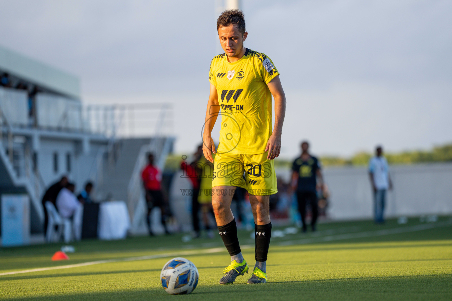 Final Match Irumathi Sports VS Velaa Sports Club in Day 9 of Eydhafushi Cup 2025 held in Eydhafushi Football Stadium at B. Eydhafushi, Maldives on Monday, 15th September 2025. Photos: Arif Rasheed / images.mv