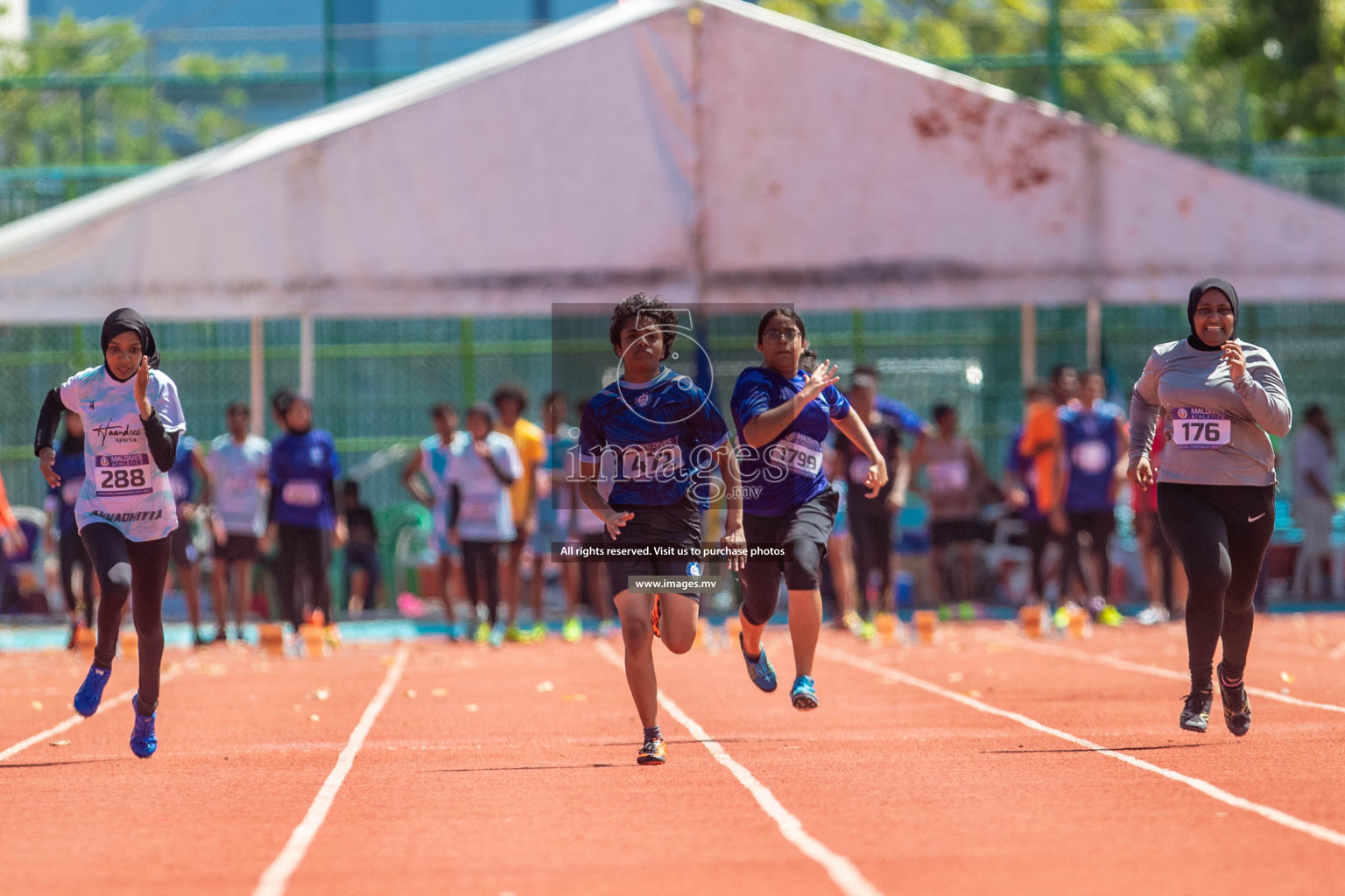 Day 1 of Inter-School Athletics Championship held in Male', Maldives on 22nd May 2022. Photos by: Maanish / images.mv