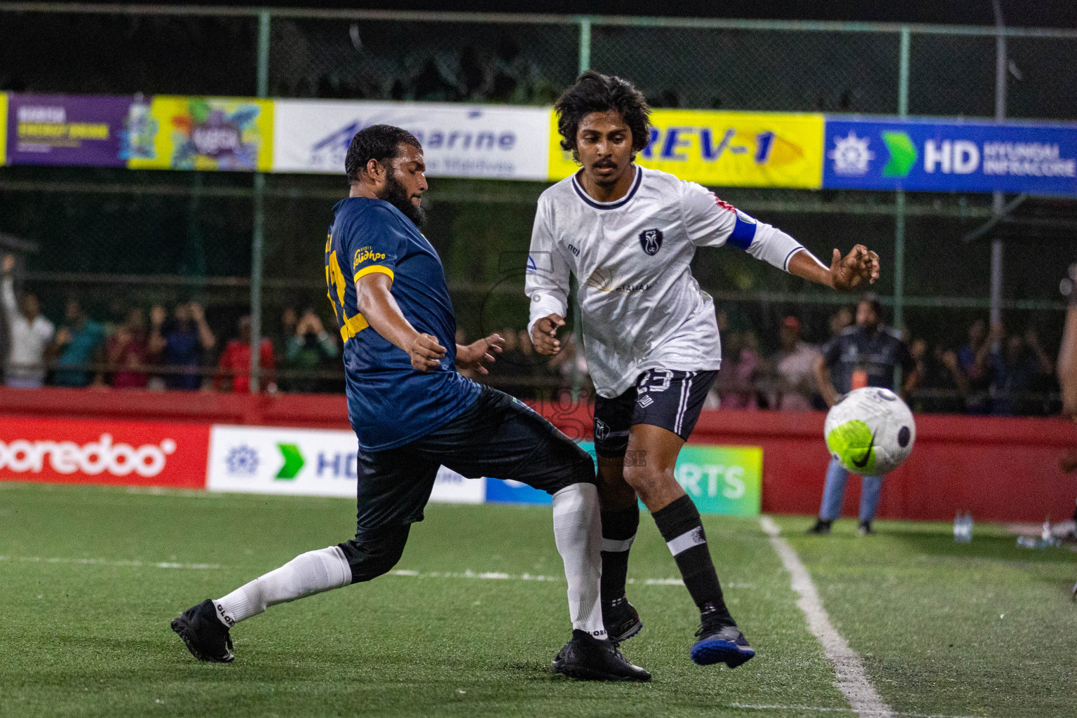 N Velidhoo vs N Miladhoo in Day 3 of Golden Futsal Challenge 2024 was held on Wednesday, 17th January 2024, in Hulhumale', Maldives
Photos: Ismail Thoriq / images.mv