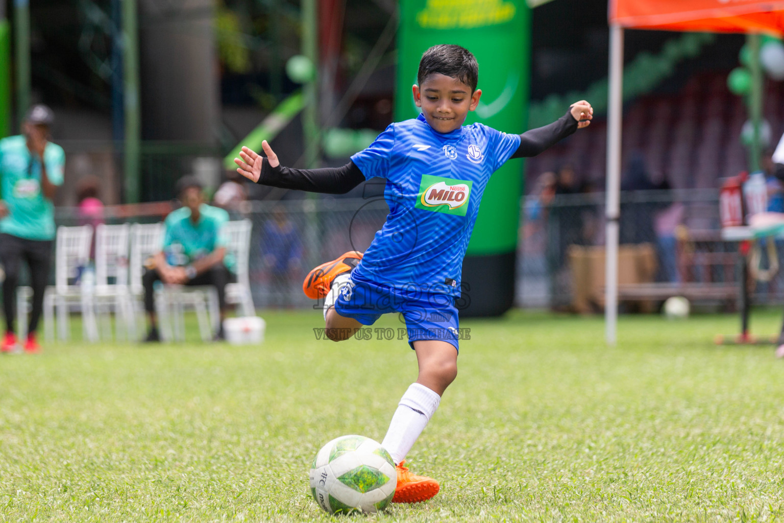 Day 2 of MILO Kids Football Fiesta was held at National Stadium in Male', Maldives on Saturday, 24th February 2024.