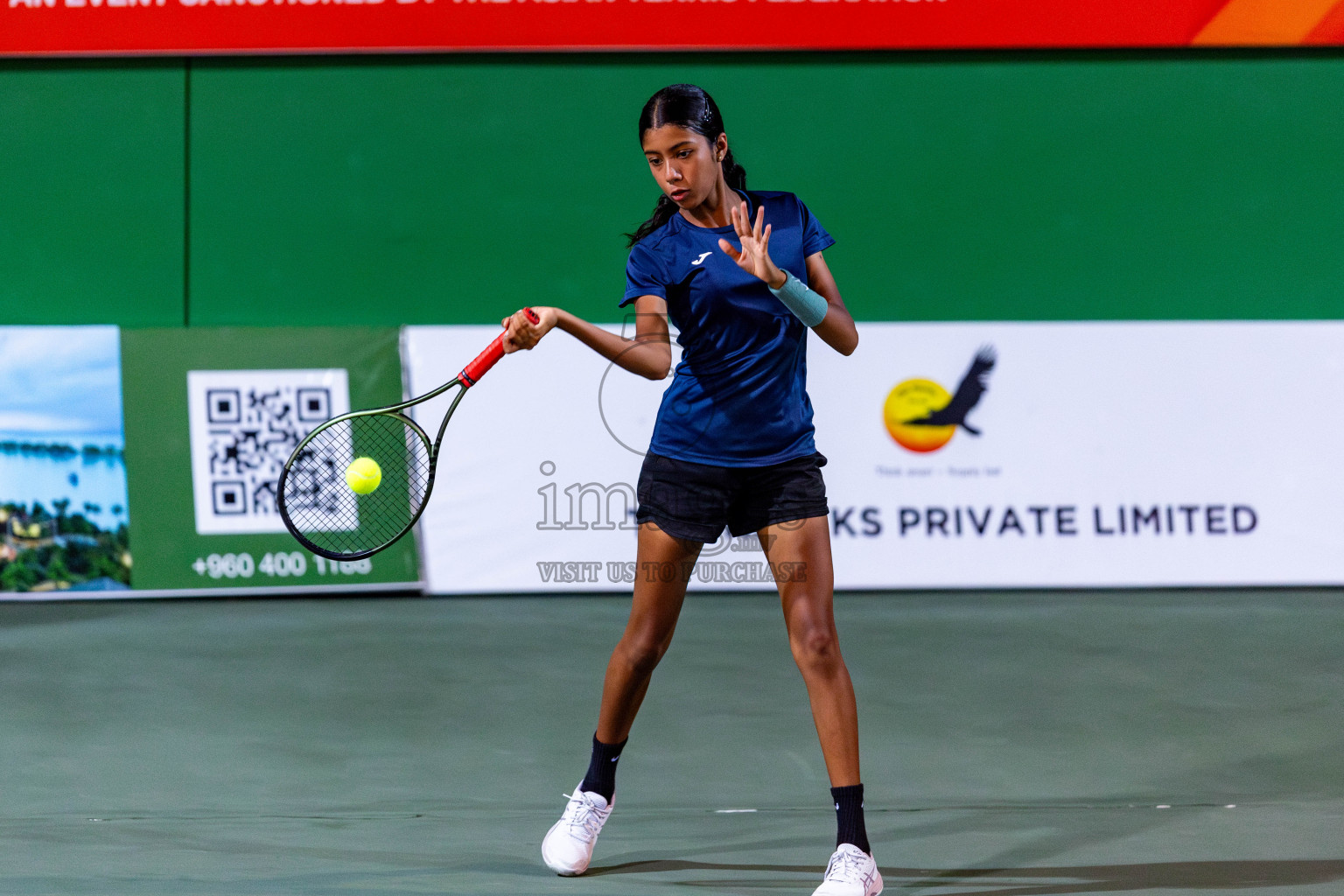 Day 2 of ATF Maldives Junior Open Tennis was held in Male' Tennis Court, Male', Maldives on Tuesday, 10th December 2024. Photos: Nausham Waheed / images.mv