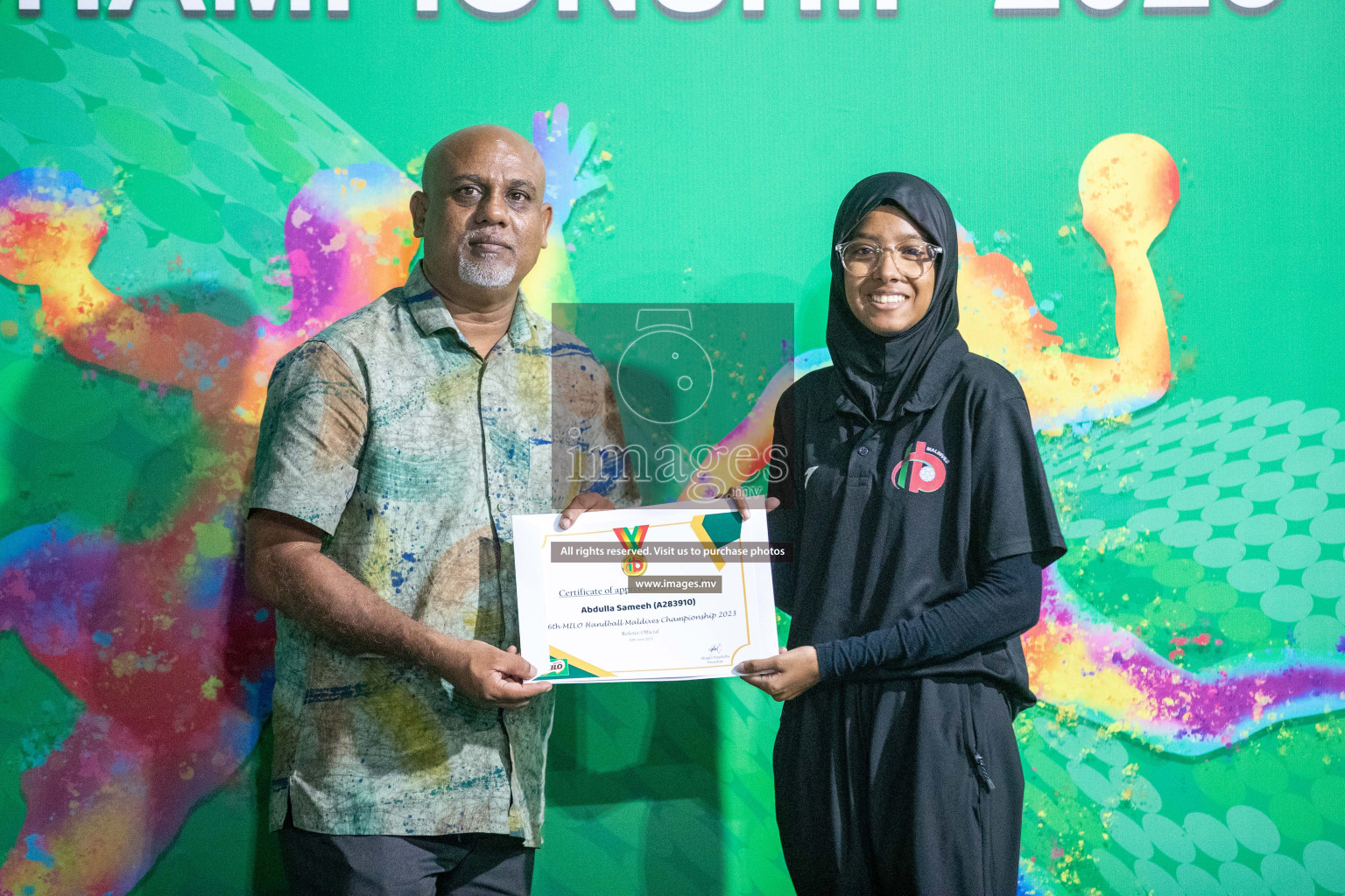 Finals of 6th MILO Handball Maldives Championship 2023, held in Handball ground, Male', Maldives on 10th June 2023 Photos: Nausham waheed / images.mv