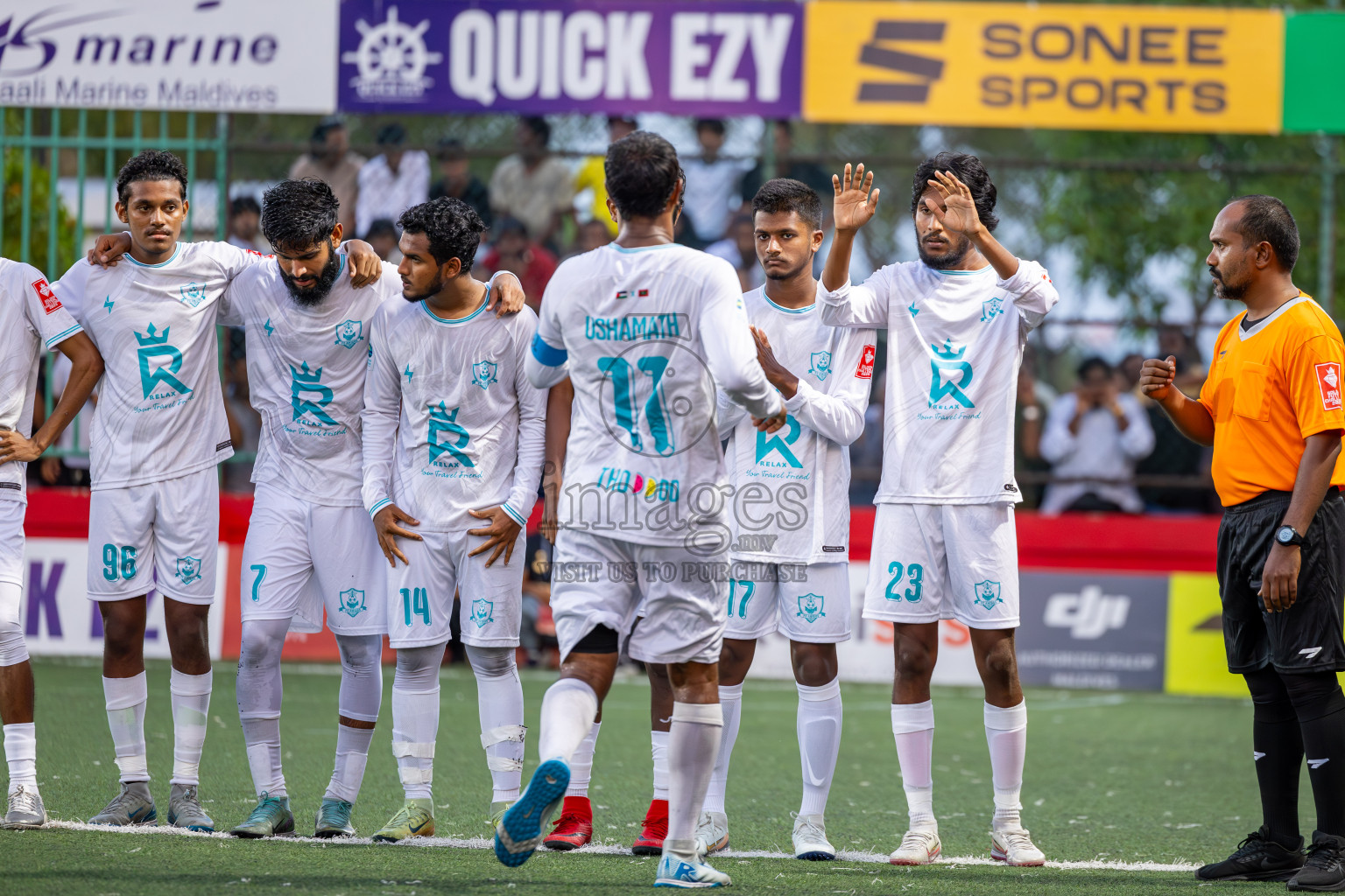 AA. Mathiveri VS AA. Thoddoo in Atoll Round Final on Day 20 of Golden Futsal Challenge 2025 was held on Friday, 24th January 2025, in Hulhumale', Maldives. Photos: Ismail Thoriq / images.mv