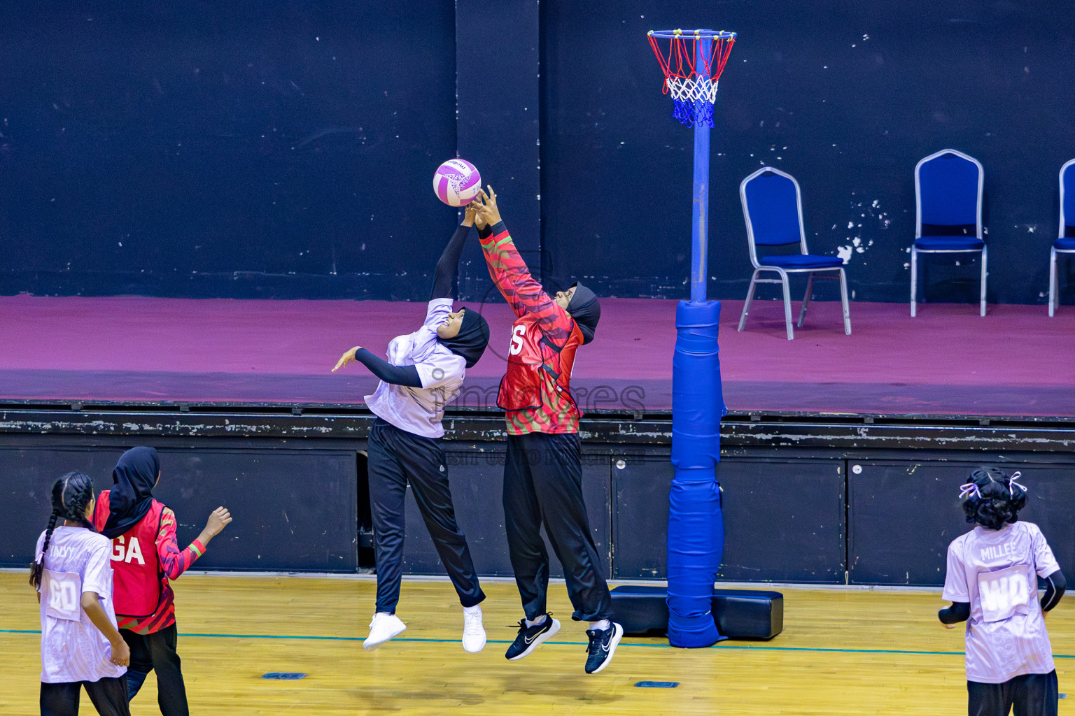 Finals of 26th Inter-School Netball Tournament 2025 was held in Social Center Indoor Hall on Saturday, 8th November 2025. Photos: Areef Adam / images.mv