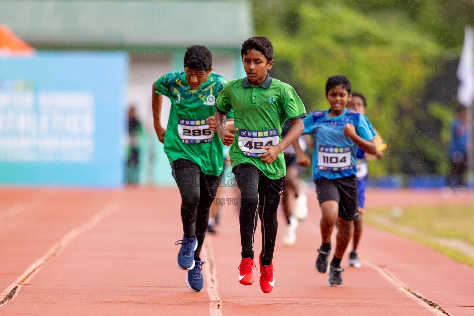 Day 3 of MWSC Interschool Athletics Championships 2024 held in Hulhumale Running Track, Hulhumale, Maldives on Monday, 11th November 2024. 
Photos by: Hassan Simah / Images.mv