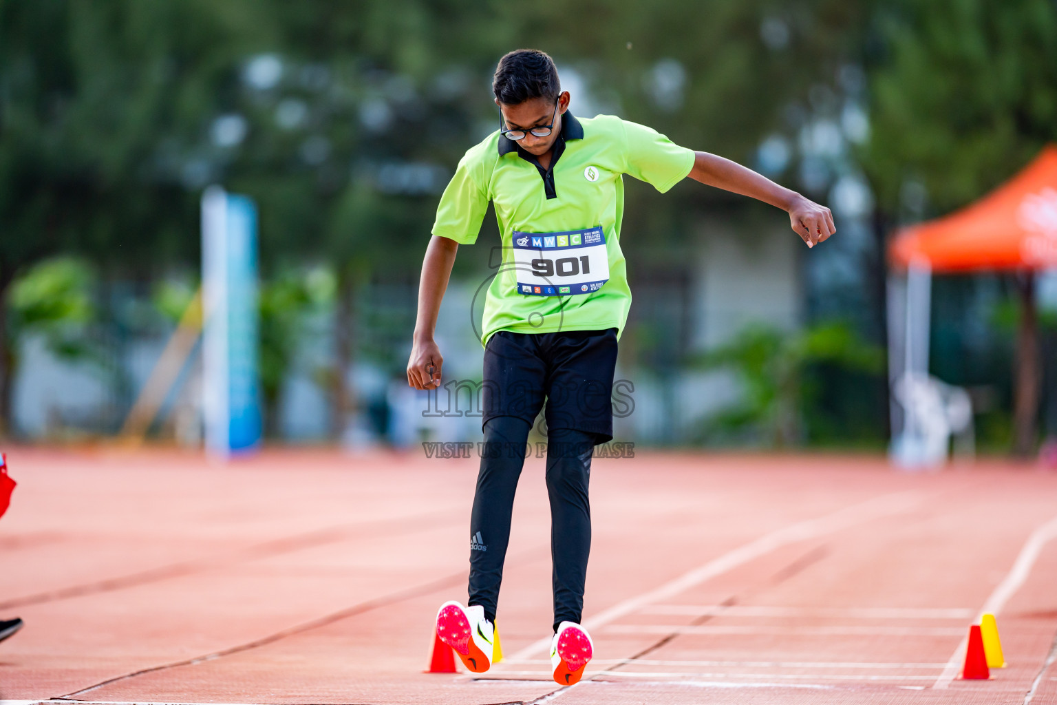 Day 5 of MWSC Interschool Athletics Championships 2024 held in Hulhumale Running Track, Hulhumale, Maldives on Wednesday, 13th November 2024. Photos by: Nausham Waheed / Images.mv