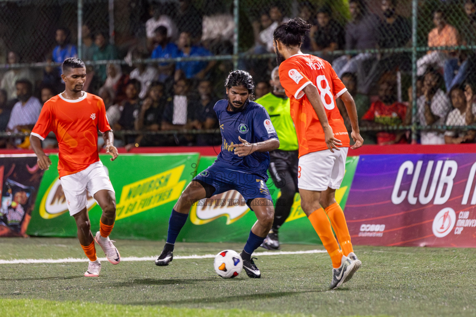 Club Immigration vs Dhiraagu
 in Club Maldives Cup 2024 held in Rehendi Futsal Ground, Hulhumale', Maldives on Tuesday, 24th September 2024. 
Photos: Hassan Simah / images.mv