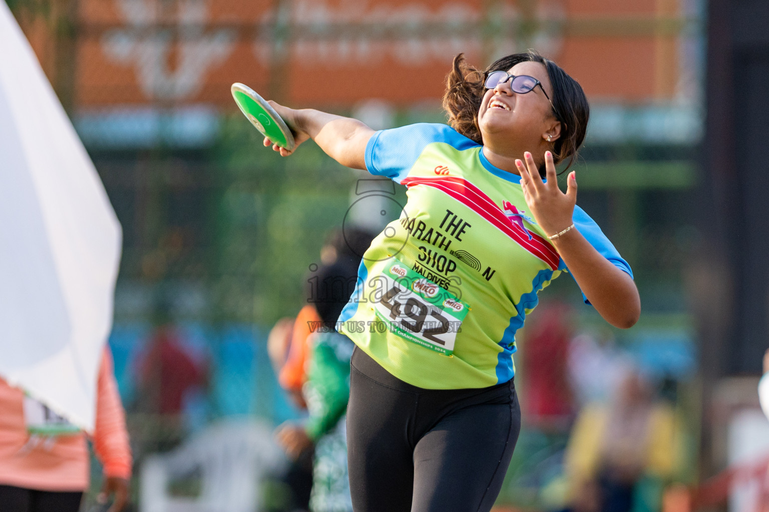 Day 2 of MILO Athletics Association Championship was held on Wednesday, 6th May 2024 in Male', Maldives. Photos: Nausham Waheed