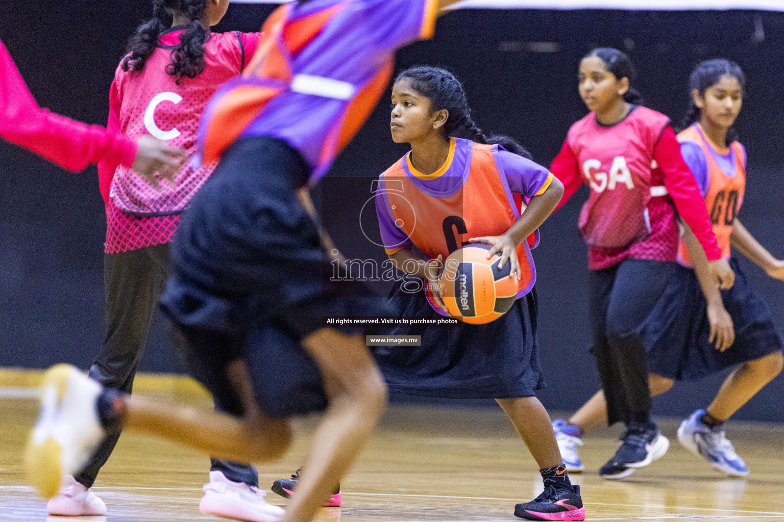 Day5 of 24th Interschool Netball Tournament 2023 was held in Social Center, Male', Maldives on 31st October 2023. Photos: Nausham Waheed / images.mv