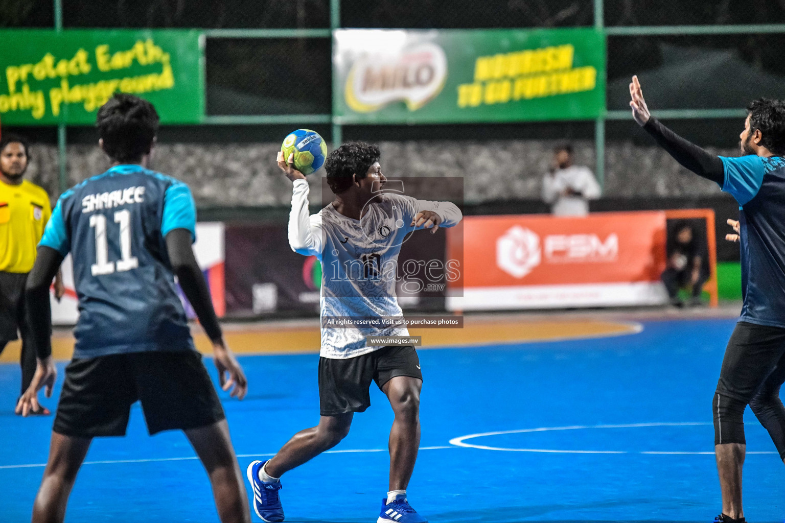 Day 10 of Milo 6th Inter Office Handball Tournament 2022 - Photos by Nausham Waheed