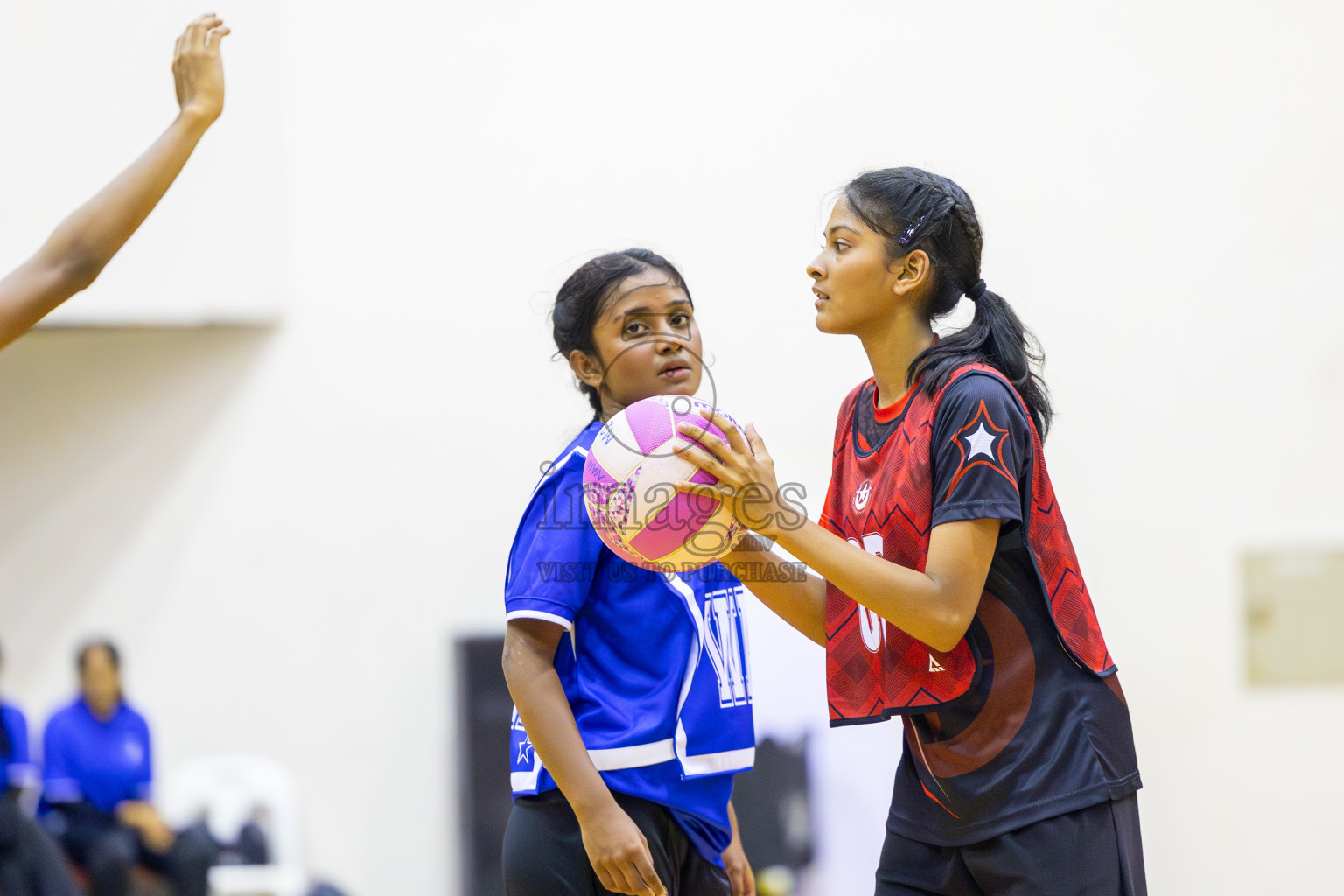 Day 5 of 26th Inter-School Netball Tournament 2025 was held in Social Center Indoor Hall on Wednesday, 22nd October 2025. Photos: Ismail Thoriq / images.mv