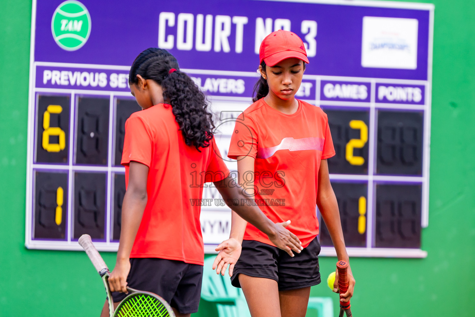 Day 9 of ATF Maldives Junior Open Tennis was held in Male' Tennis Court, Male', Maldives on Friday, 20th December 2024. Photos: Nausham Waheed/ images.mv